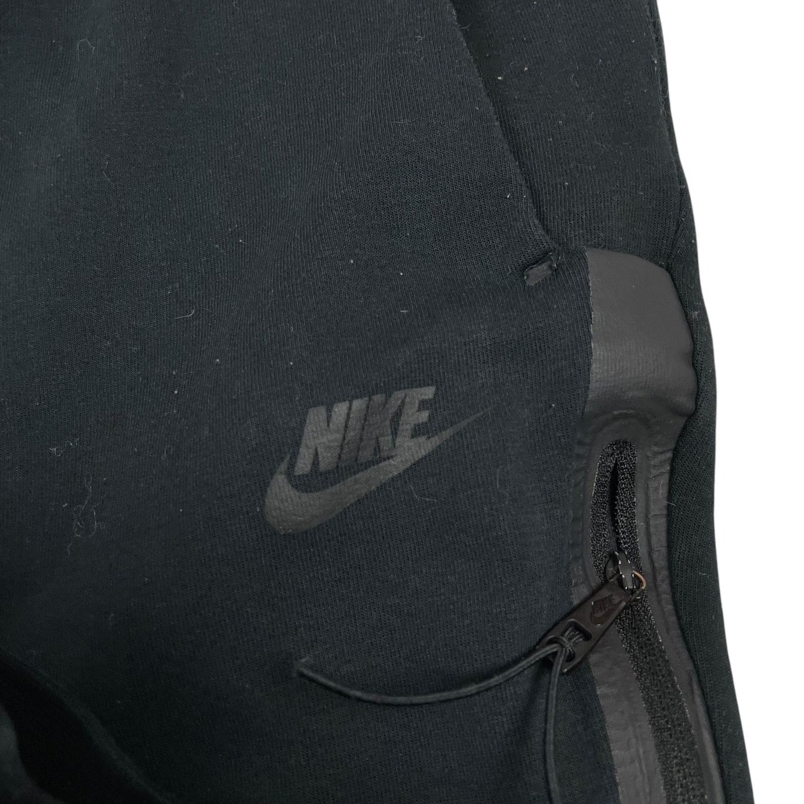 Nike Nike Men's Black Swoosh Spellout Straight Leg Joggers Pant M Size US 30 / EU 46 - 2 Thumbnail