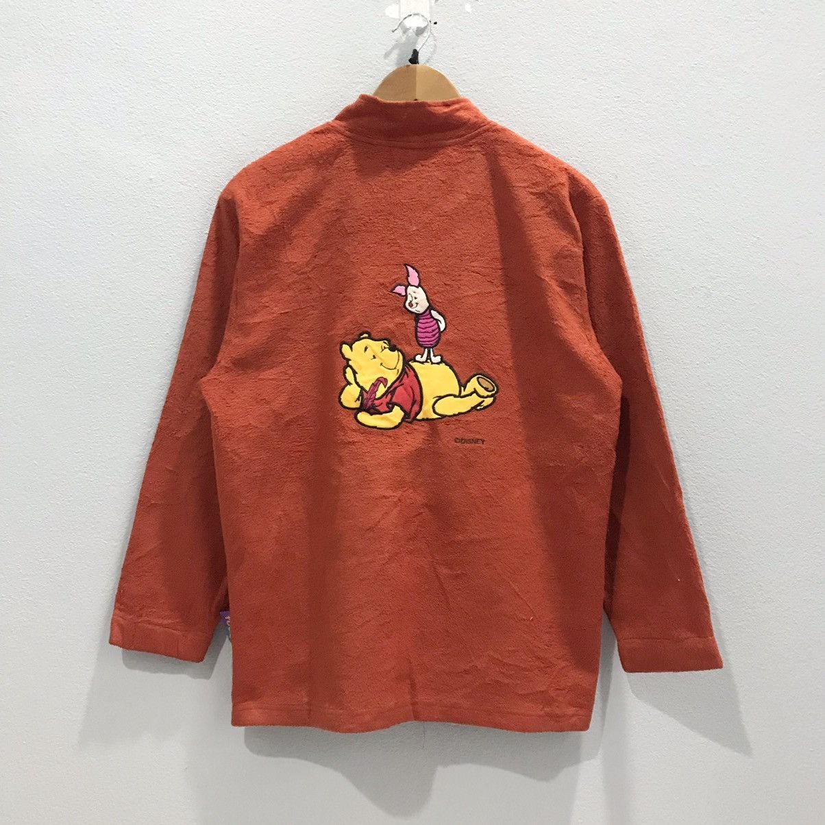 Disney Winnie the pooh wool fleece jacket embroidered string fits Size US M / EU 48-50 / 2 - 1 Thumbnail