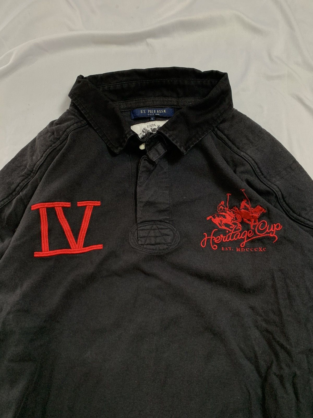 U.S. Polo Assn. U s open polo rugby shirt vintage Size US M / EU 48-50 / 2 - 4 Thumbnail