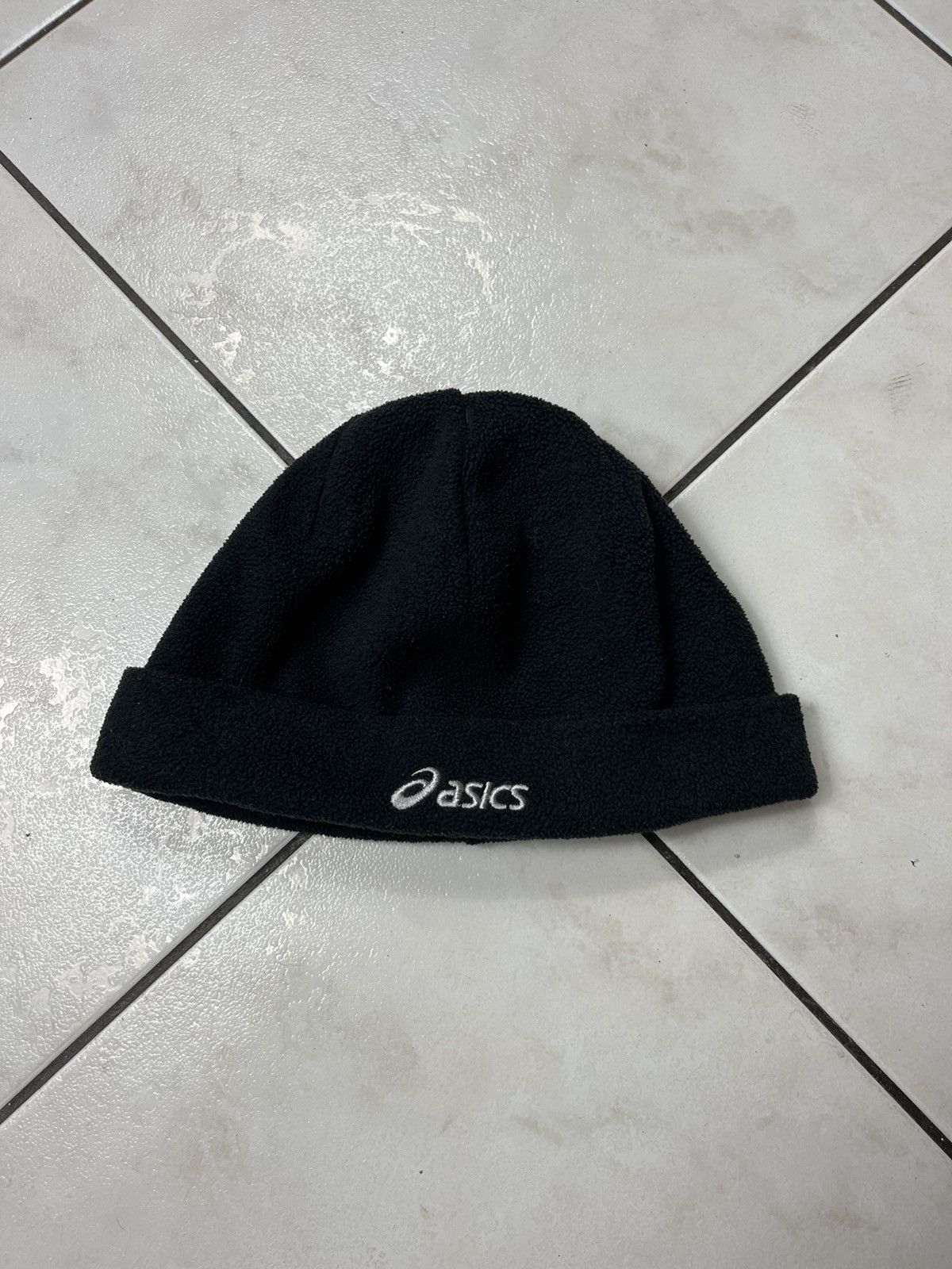 Asics × Vintage Vintage Asics fleece beanie hat sherpa logo rare y2k Size ONE SIZE - 2 Thumbnail