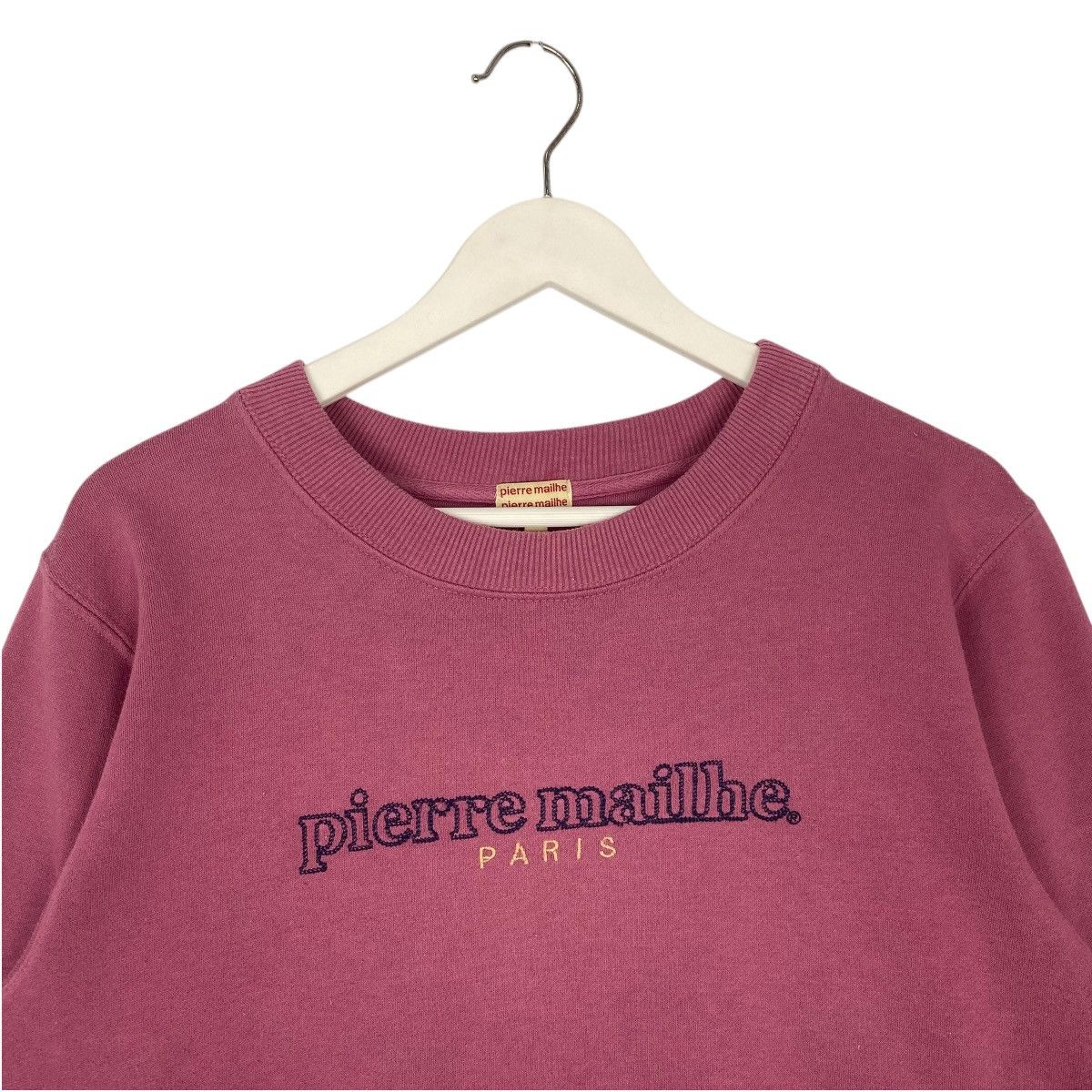 Vintage Vintage Pierre Mailhe Sweatshirt CrewneckRed Big Logo Size L Size M / US 6-8 / IT 42-44 - 4 Thumbnail