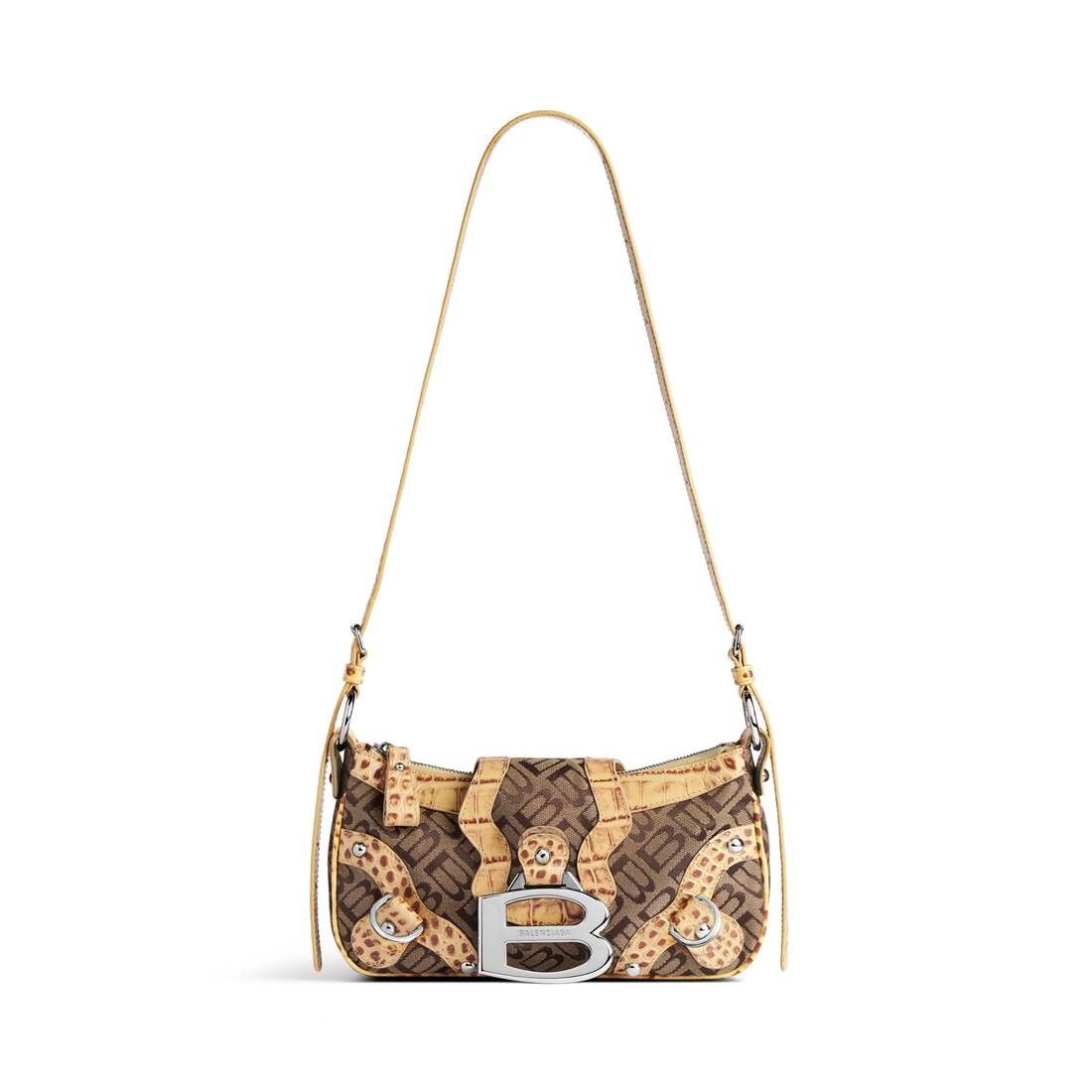 Balenciaga o1tr1nto1025 Size: OS / Essex Small Shoulder Bag in Beige Size ONE SIZE - 1 Thumbnail