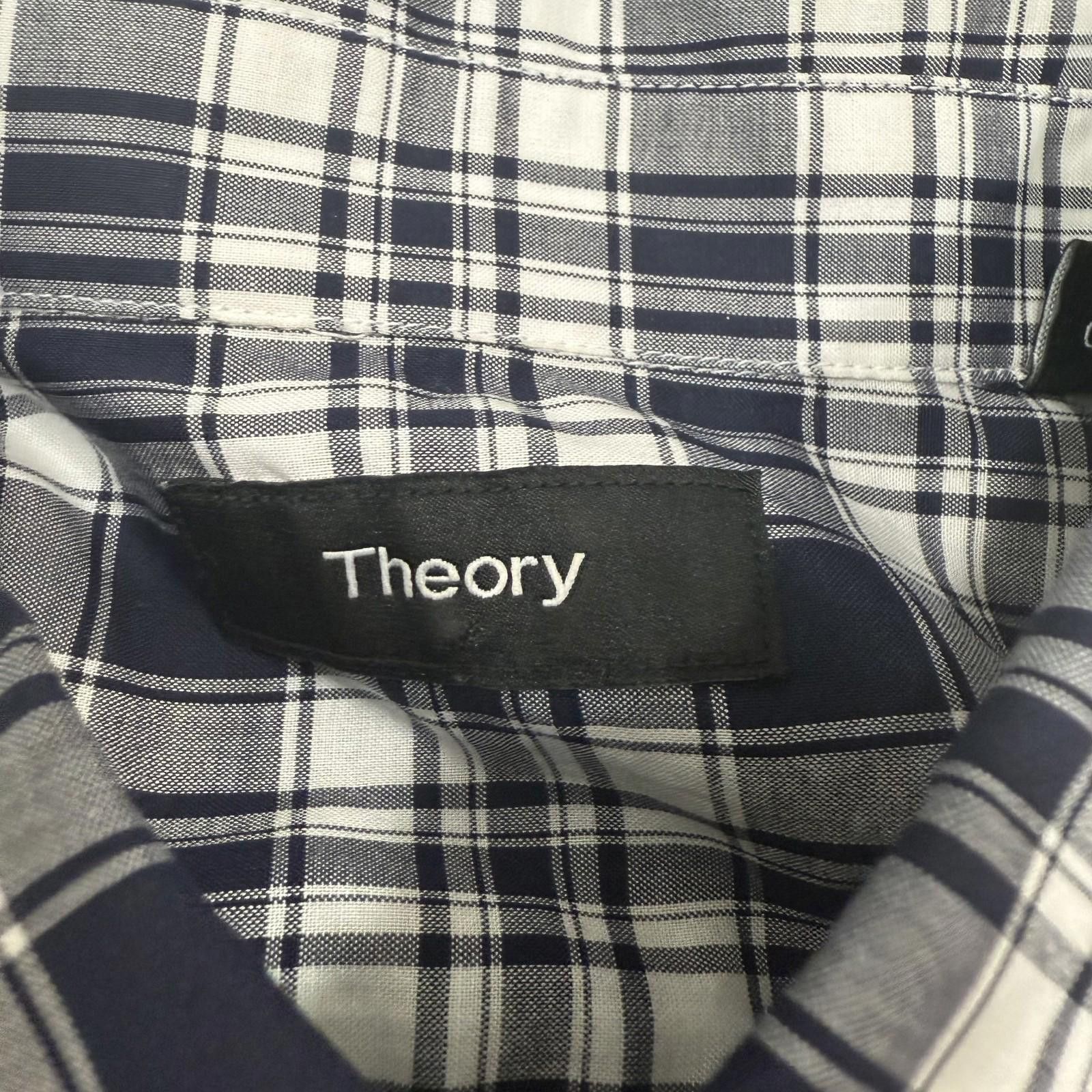 Theory Theory Men's Large Button Up Dress Shirt Plaid Pattern Size US L / EU 52-54 / 3 - 2 Thumbnail
