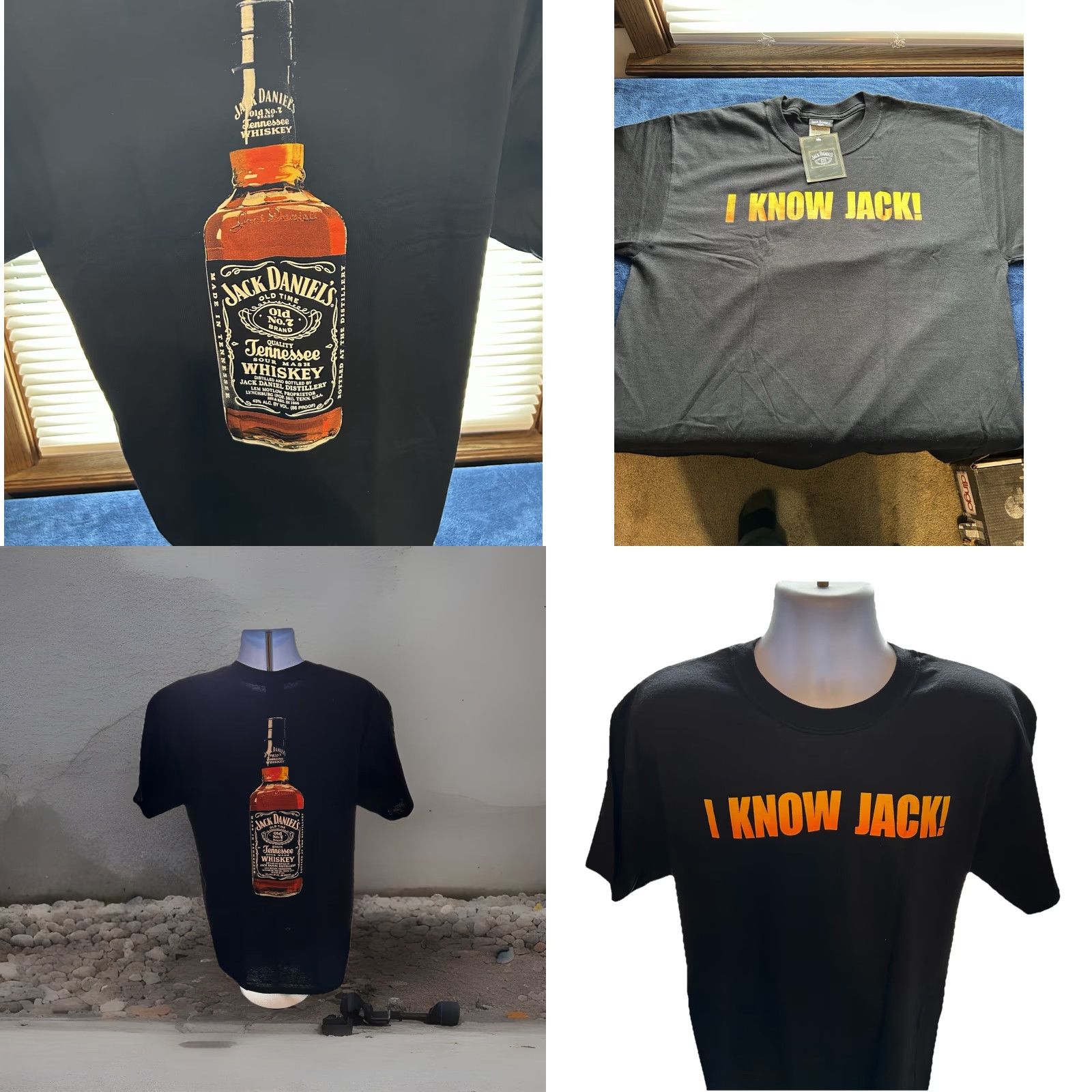 Doublet VINTAGE Jack Daniels I Know Jack Shirt Men Large NWT VTG Black Short Sleeve Double Side Logo Graphic Print Crew Neck 2006 Mens Size US L / EU 52-54 / 3 - 11 Thumbnail