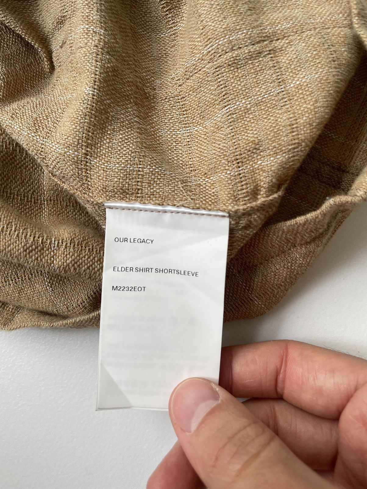 Our Legacy ‘Grid Check Linen’ Elder Shirt Size US S / EU 44-46 / 1 - 10 Thumbnail