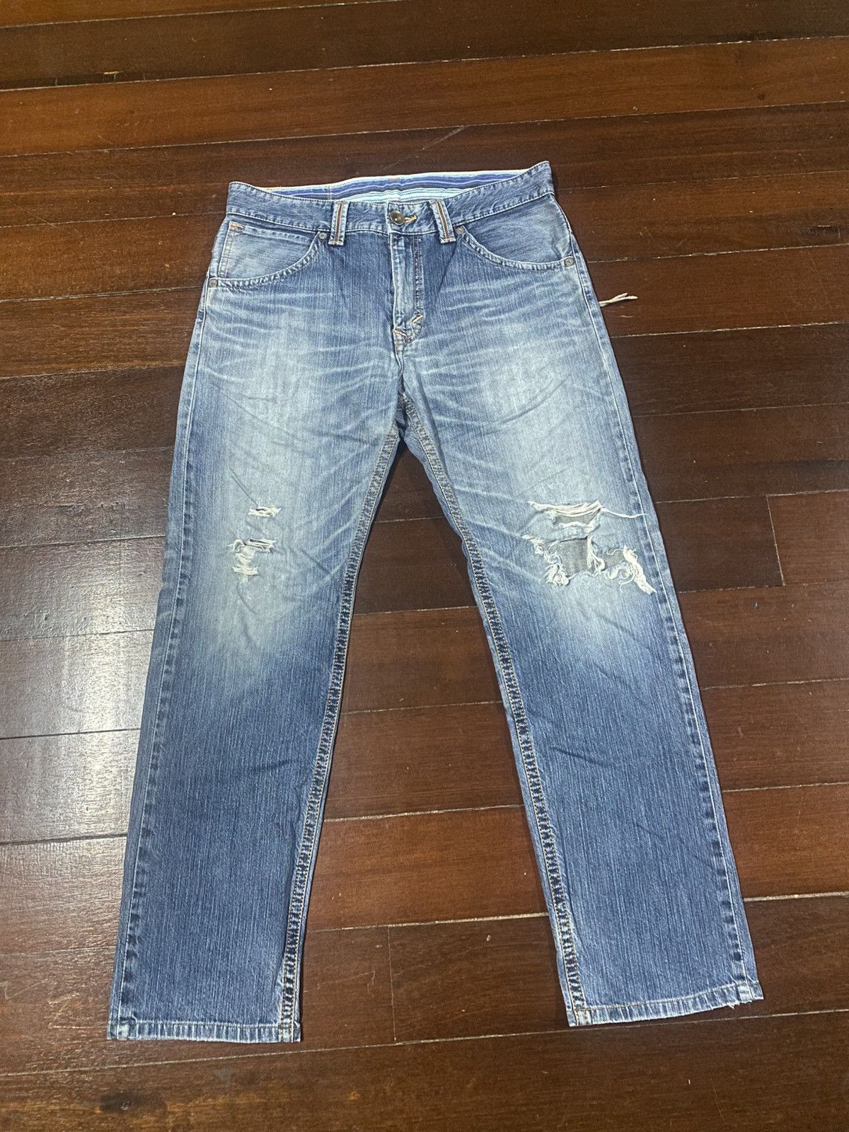 Edwin Exclusive Vintage Lgb Style Denim distressed mud wash