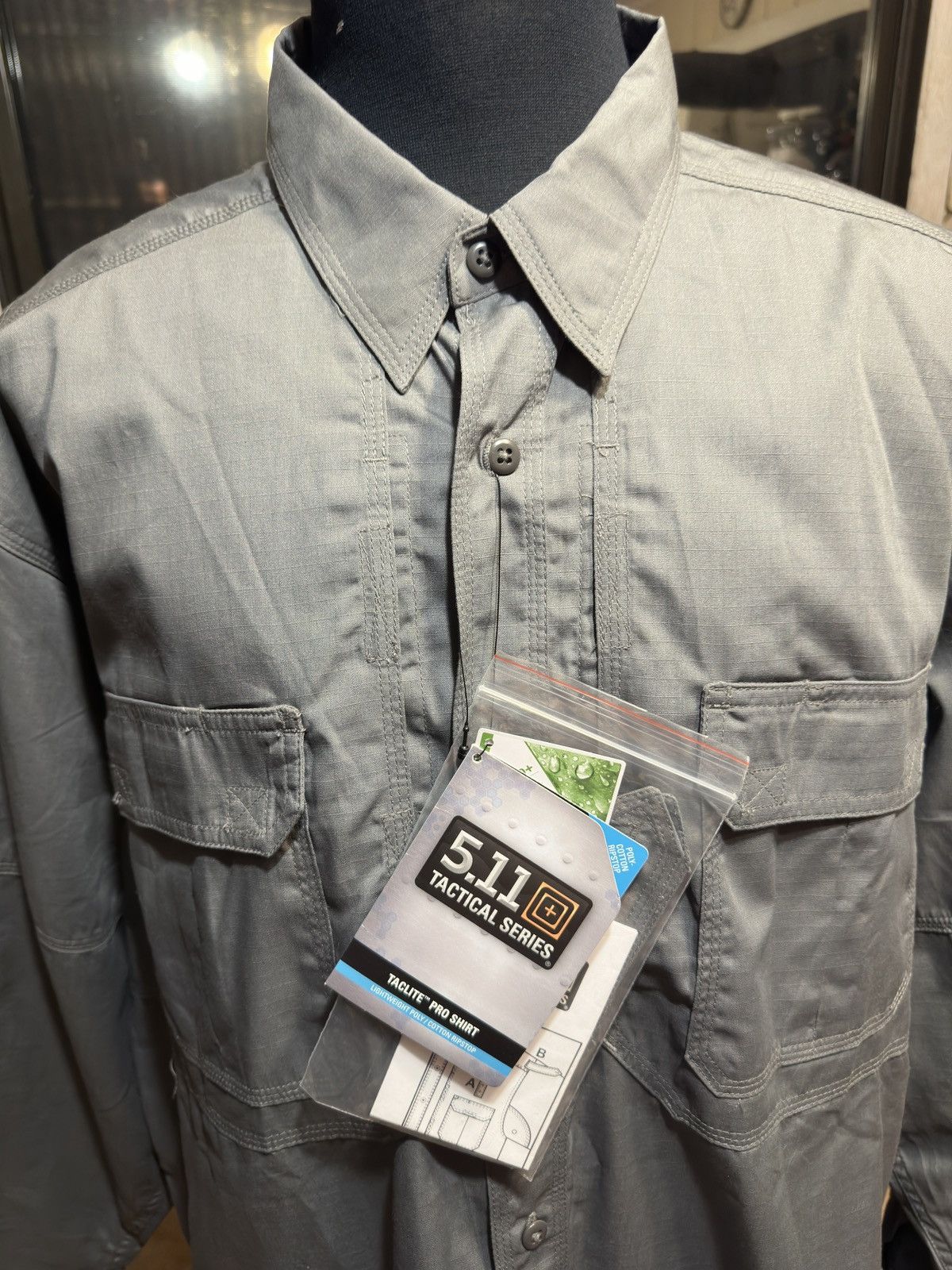 5.11 NEW 5.11 Tactical Series TacLite Long Sleeve Gray Men's XXL Size US XXL / EU 58 / 5 - 3 Thumbnail