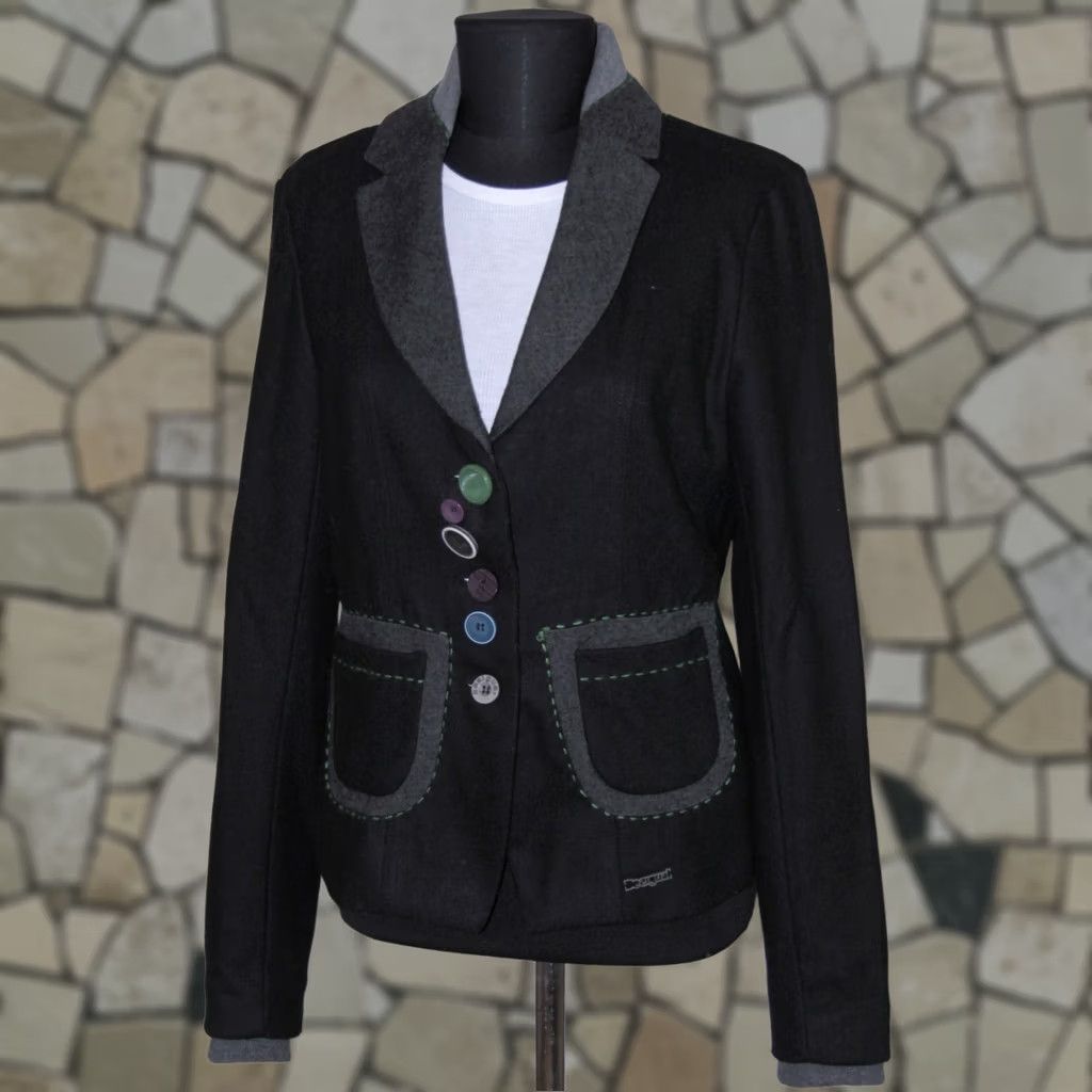 Desigual Desigual blazer jacket Size 40 Black womens Size S / US 4 / IT 40 - 1 Thumbnail
