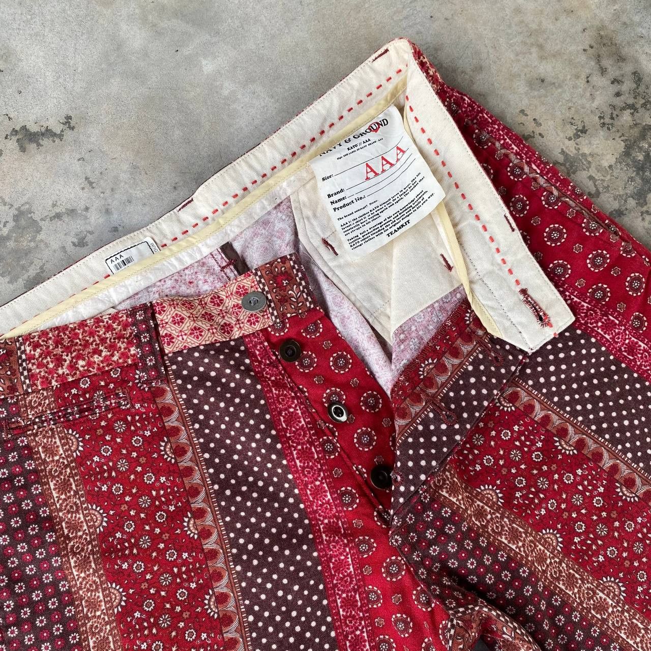 Hiroshi Kato AAA HIROSHI KATO JAPAN PAISLEY HAWAII SHORTPANT Size US 30 / EU 46 - 6 Thumbnail
