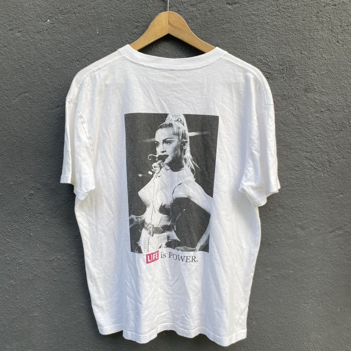 Band Tees Thrashed Madonna ERD GRUNGE Band Tee Size US L / EU 52-54 / 3 - 1 Thumbnail