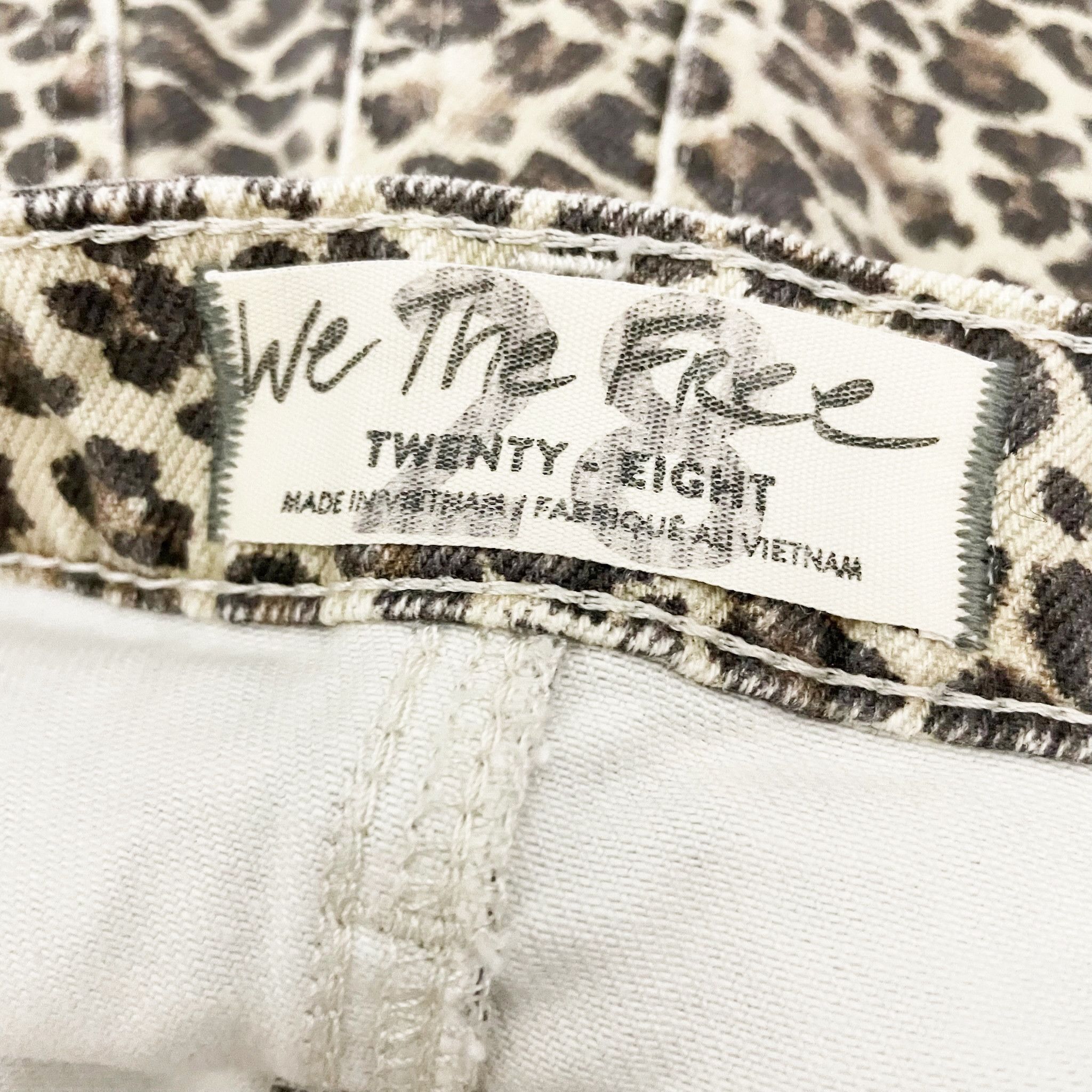 Free People Free People Women's Bailey Leopard Print Size 28" / US 6 / IT 42 - 2 Thumbnail