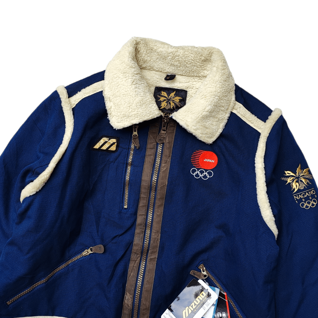 Japanese Brand × Mizuno × Vintage Vintage Mizuno 1998 Winter Olympic Japan Team Jacket Size US M / EU 48-50 / 2 - 3 Thumbnail