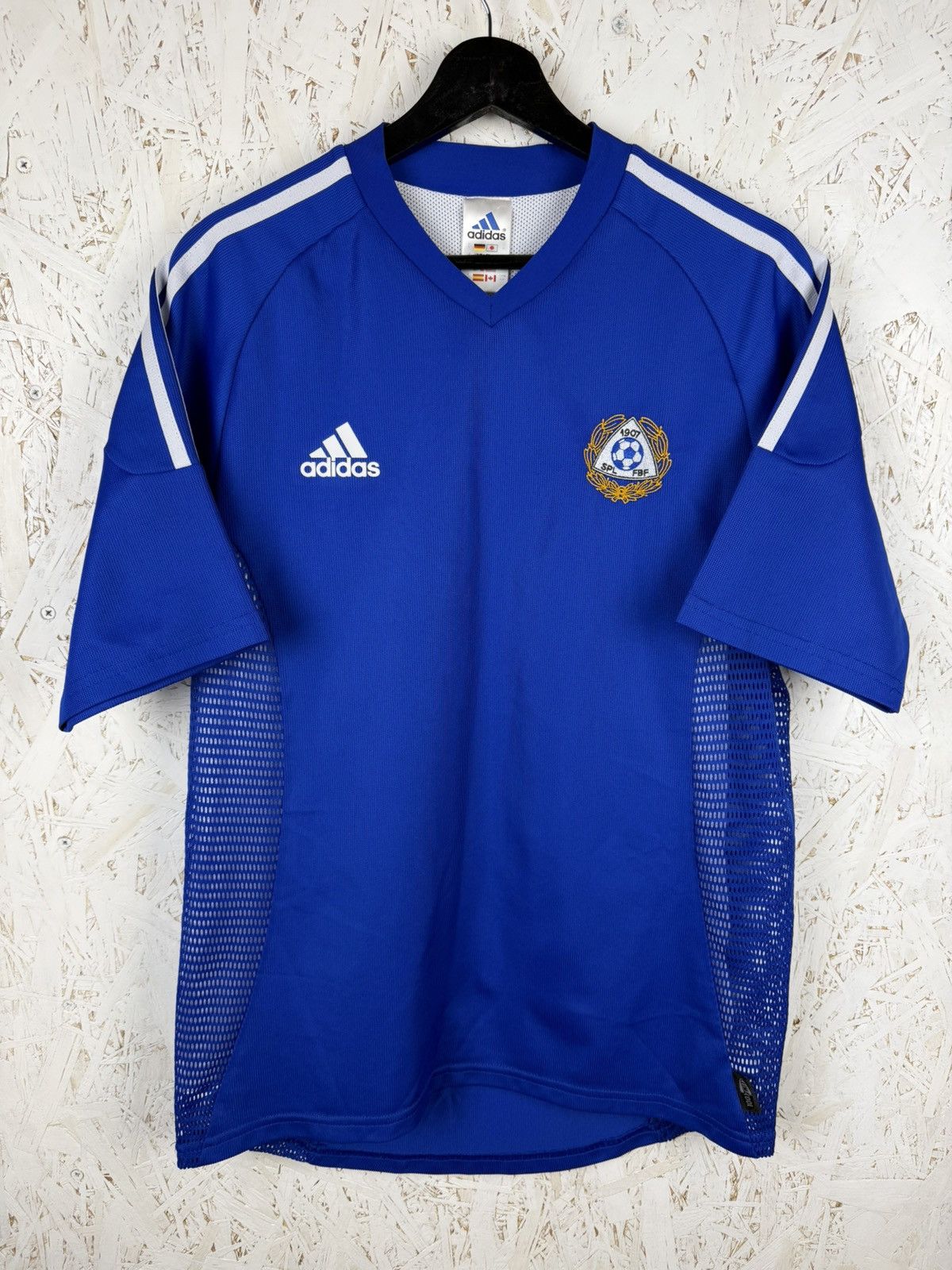 Adidas 00s Adidas Finland 2002 Away Kit World Cup Soccer Jersey S Size US S / EU 44-46 / 1 - 1 Thumbnail