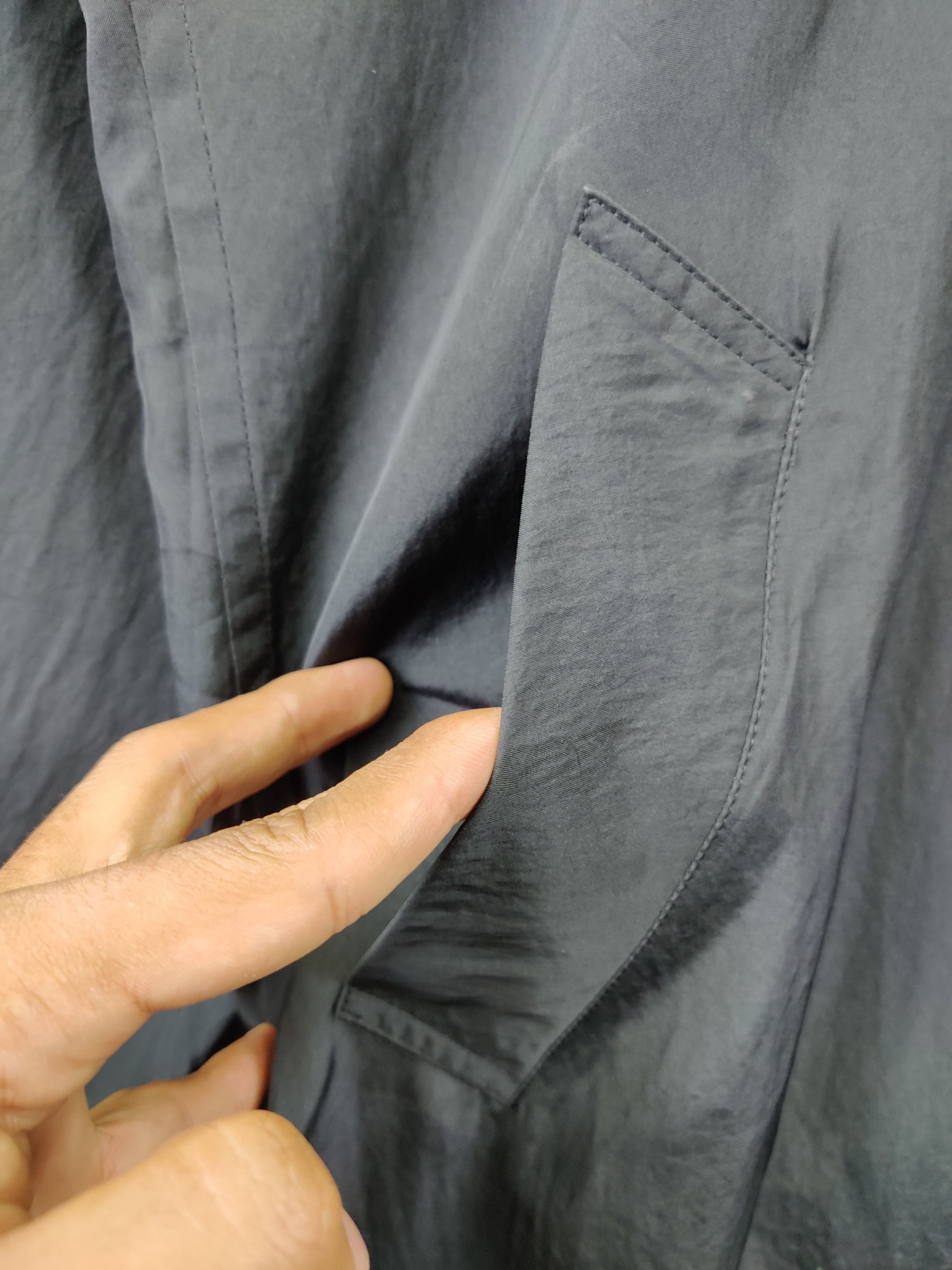 Yohji Yamamoto Vintage 90s Y's Yohji Yamamoto Nylon Long Jacket Size US XL / EU 56 / 4 - 7 Thumbnail