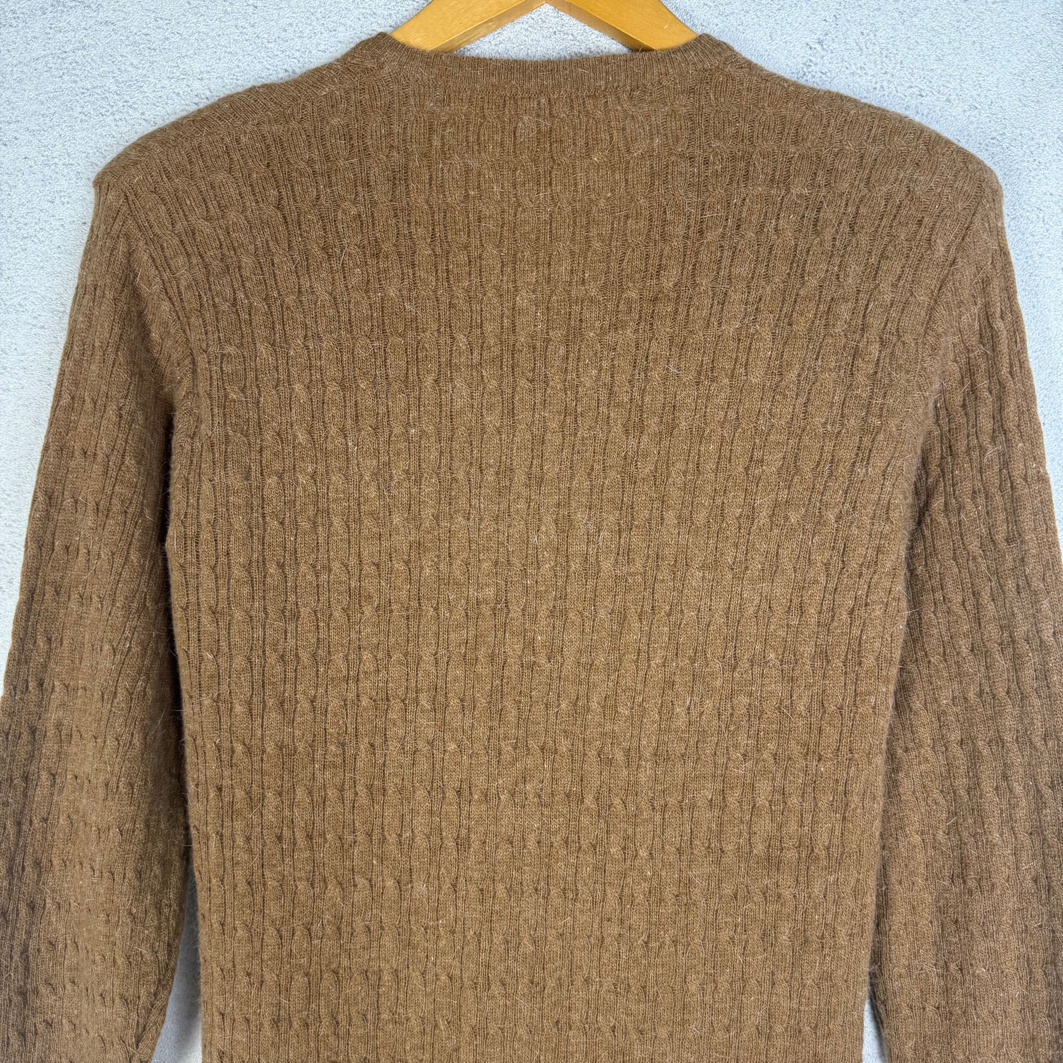 Comme des Garcons 80s Comme Des Garcons Knit Cable Midi Wool Dress Size S / US 4 / IT 40 - 5 Thumbnail