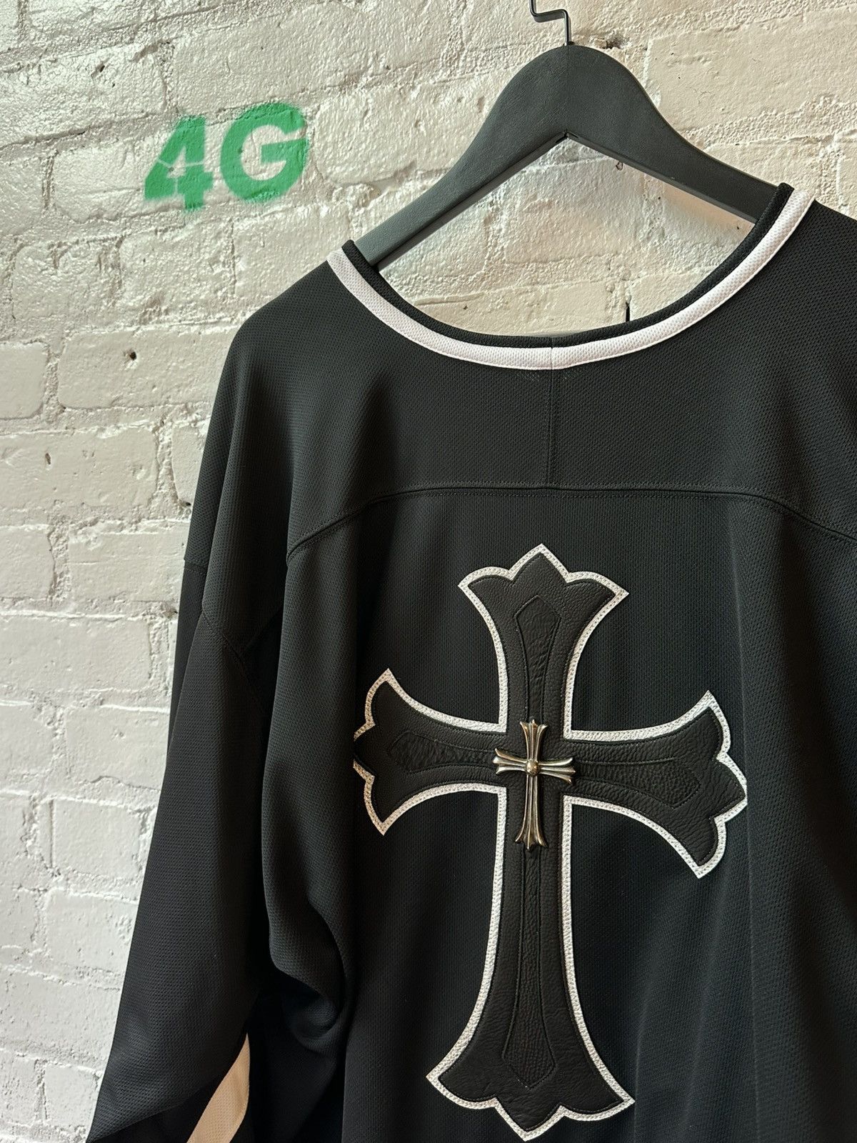 Chrome Hearts CHROME HEARTS CROSS JERSEY SZ L Size US L / EU 52-54 / 3 - 3 Thumbnail