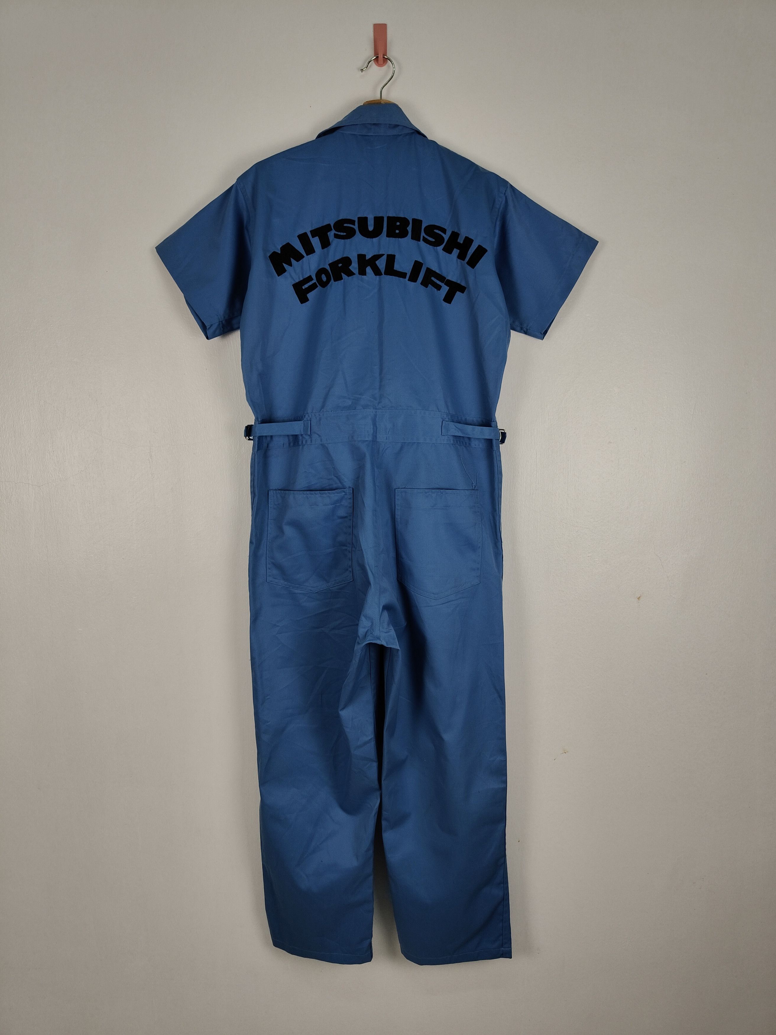 Japanese Brand × Vintage Vintage Mistubishi Forklift Work wear Coverall Size US 32 / EU 48 - 8 Thumbnail