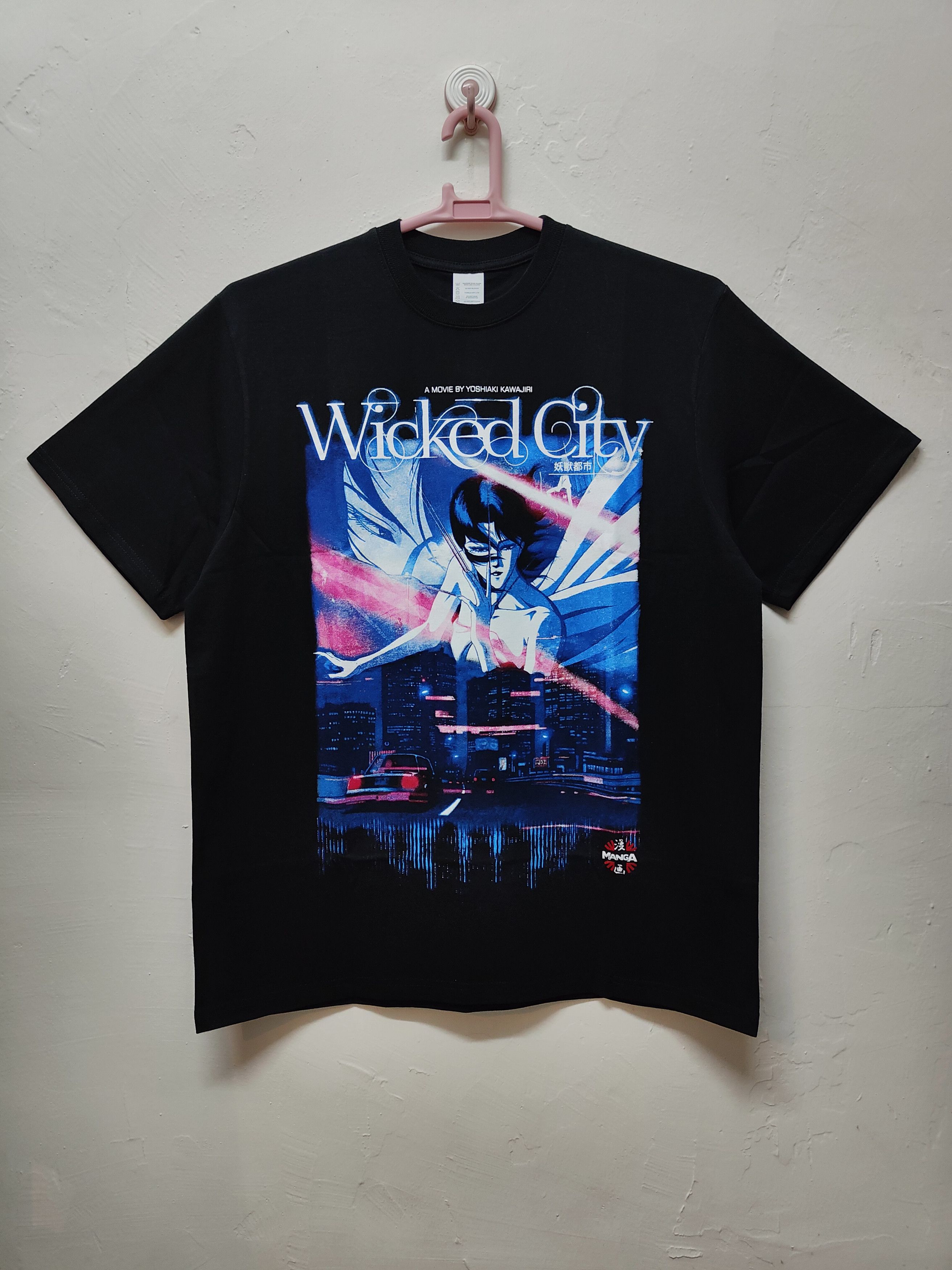 Image of Anima Wicked City Makie T-Shirt in Black, Men's (Size XL)