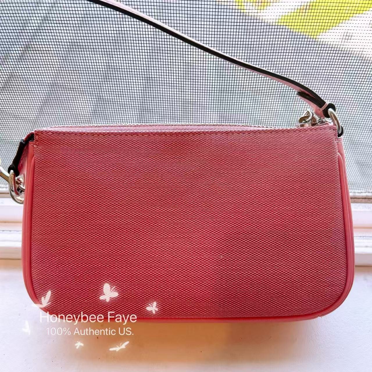 Coach Nolita 19 CU002 Jacquard Pink plus extended strawberry chain Size ONE SIZE - 6 Thumbnail