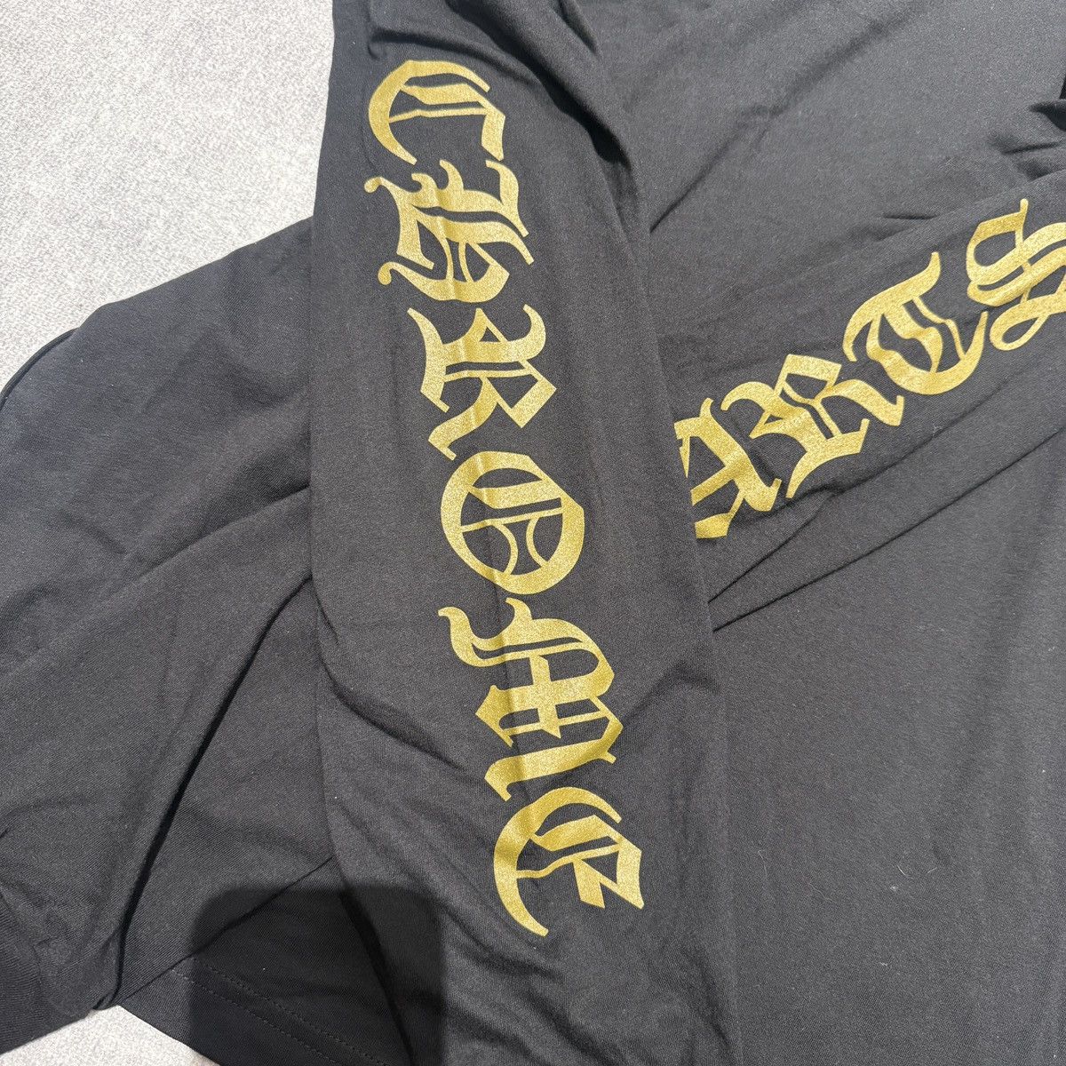 Chrome Hearts Chrome Hearts Gold Script Long Sleeve T shirt L Size US L / EU 52-54 / 3 - 5 Thumbnail