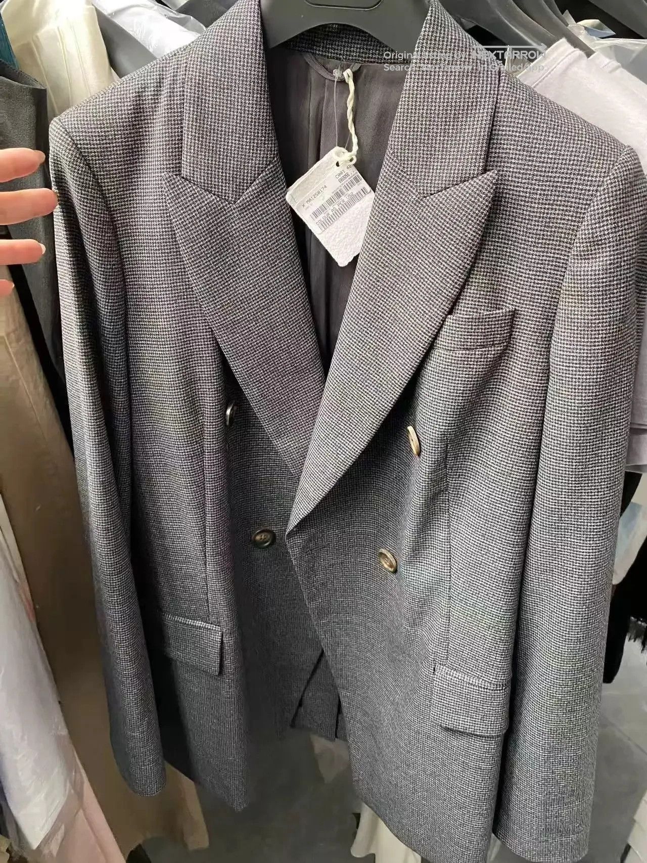 Brunello Cucinelli Brunello Cucinelli Wool Herringbone Blazer 42/M Size M / US 6-8 / IT 42-44 - 1 Thumbnail