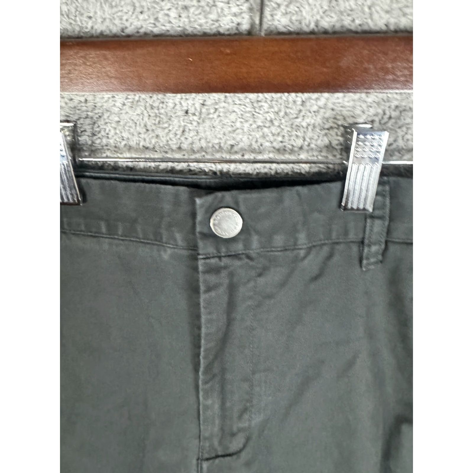 Bonobos Bonobos Pants Mens 33x32 Gray Tailored Chino Slim Casual Cotton Spandex Size US 33 - 4 Thumbnail