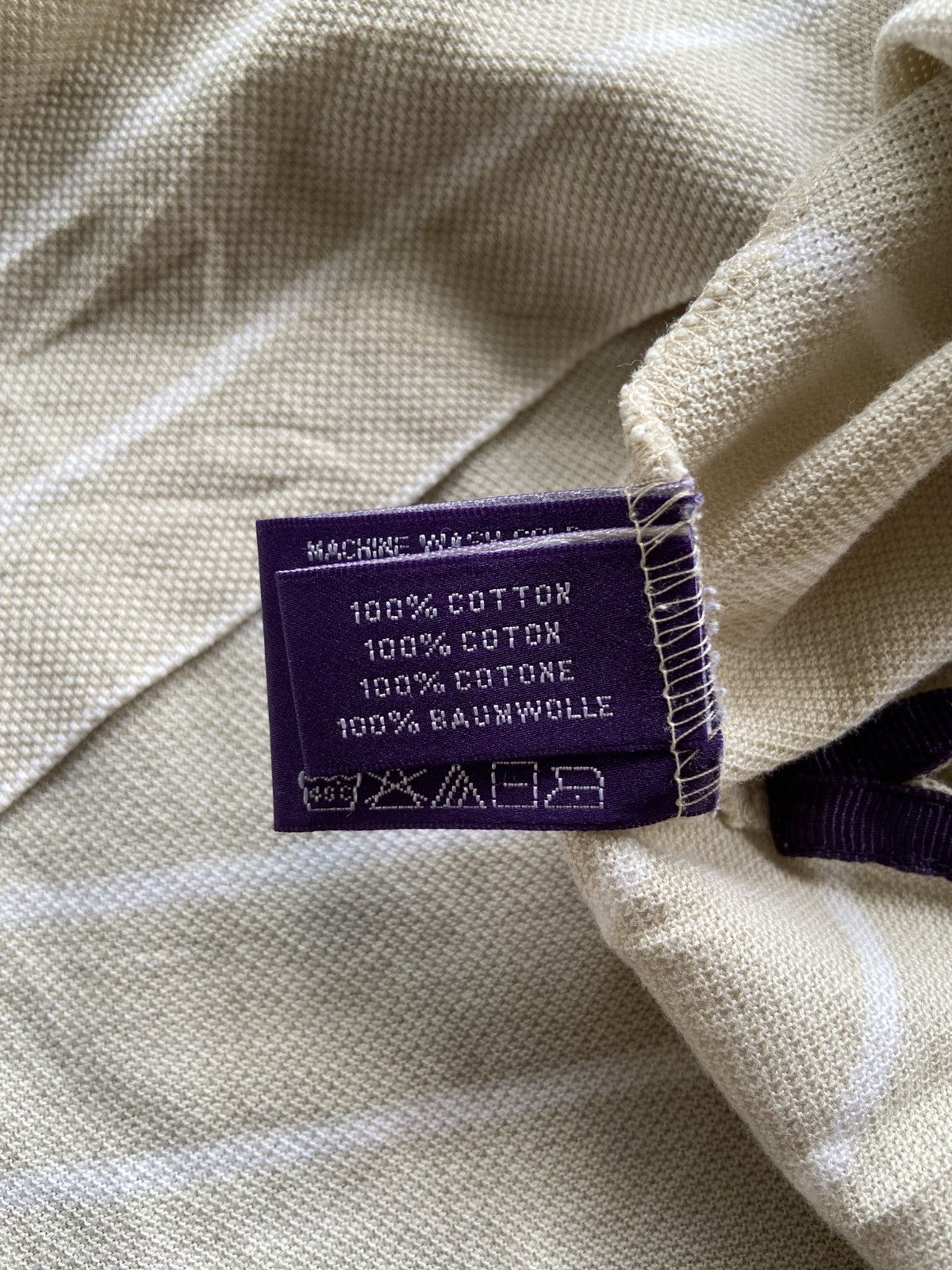 Ralph Lauren Purple Label Ralph Lauren Purple Label - Stripe Boxy Polo Shirt Size US L / EU 52-54 / 3 - 6 Thumbnail