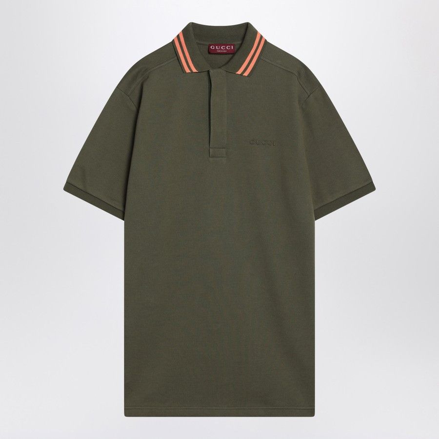 Gucci o1d2blof0325 Polo Shirt in Green Size US M / EU 48-50 / 2 - 1 Thumbnail