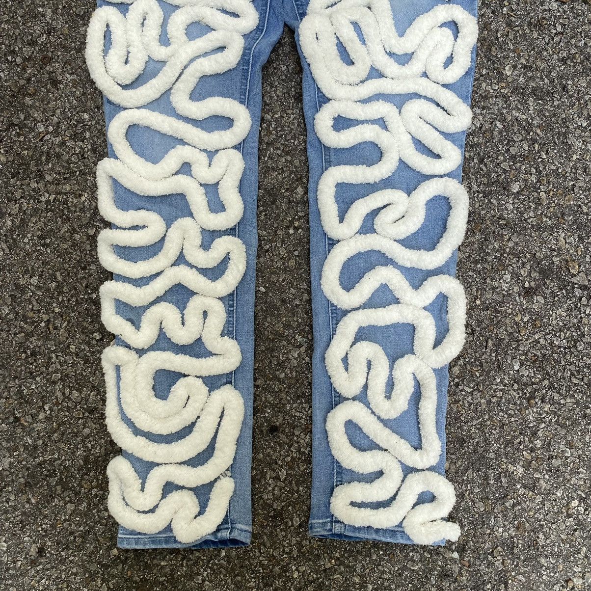 Jean Pascun Stacked Skinny Jeans Active Stretch Denim Size US 32 / EU 48 - 2 Thumbnail