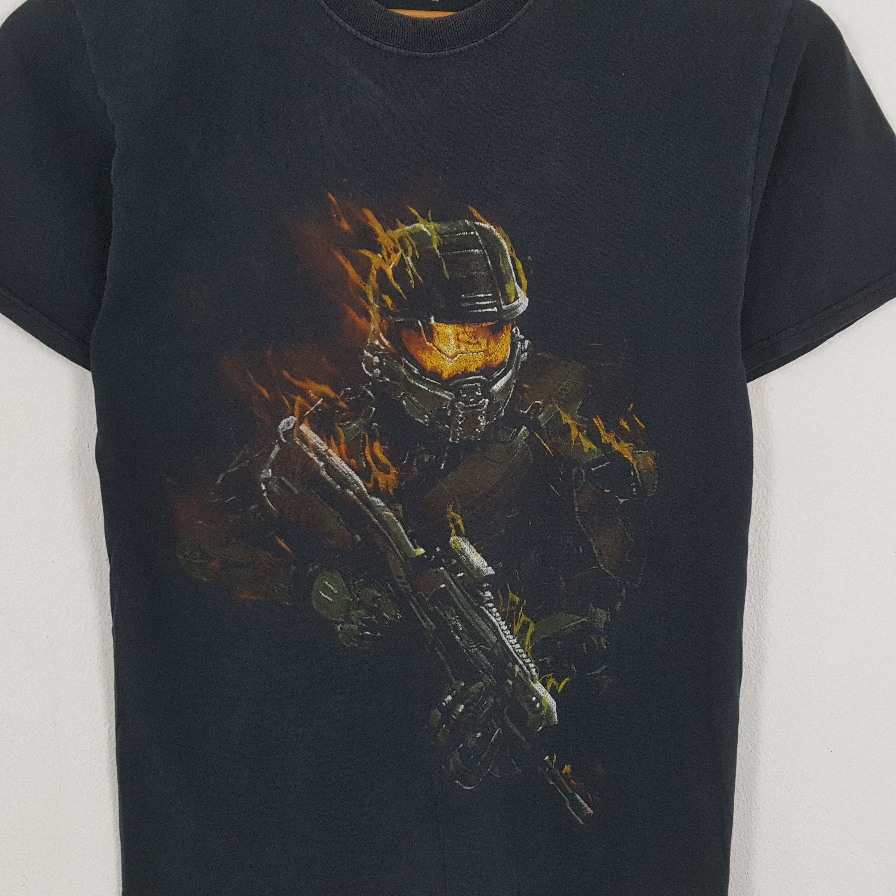 The Game × Vintage Vintage HALO MASTER CHIEF Playstation Games Movie T-Shirt Size US M / EU 48-50 / 2 - 2 Thumbnail