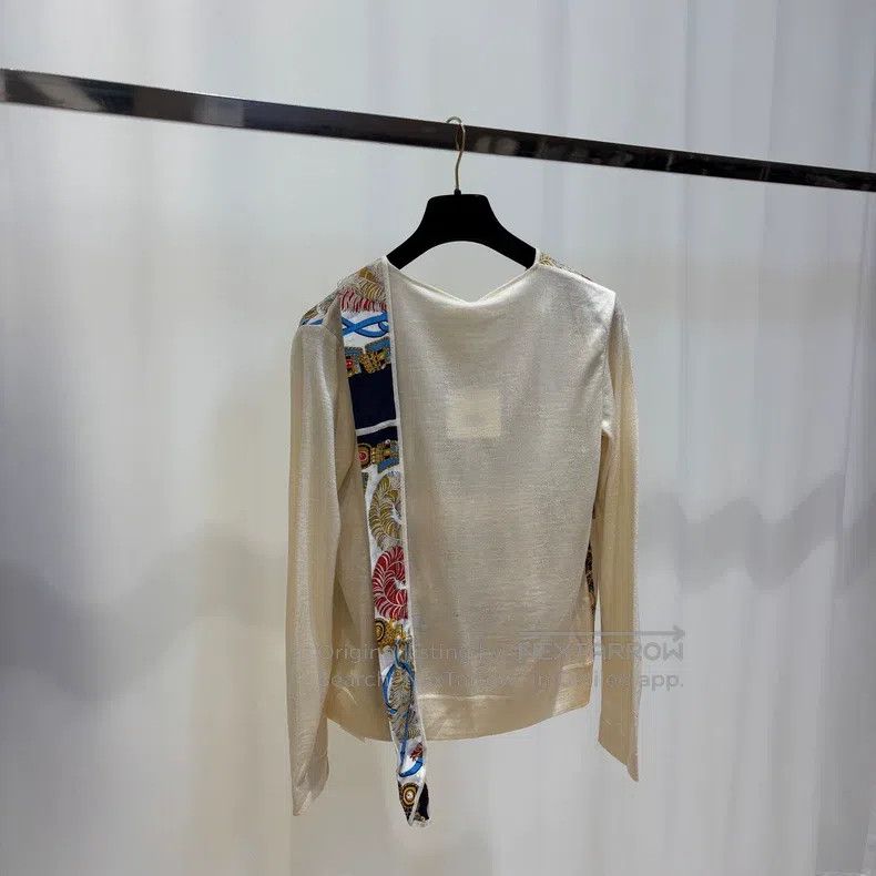 Hermes Hermes Silk Knit Blouse Size XS / US 0-2 / IT 36-38 - 2 Thumbnail