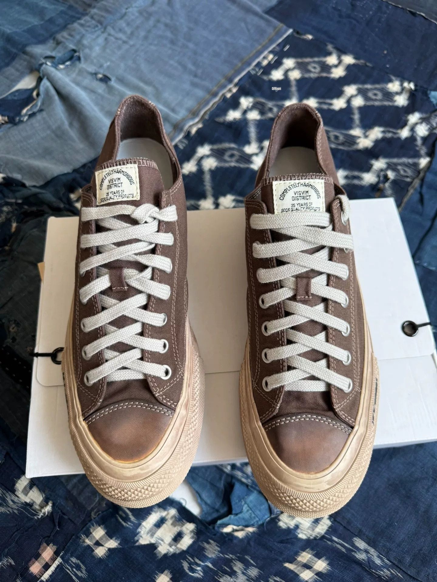 Visvim VISVIM 25AW Skagway LO Mud-Dyed Canvas Sneakers Size US 9 / EU 42 - 5 Thumbnail