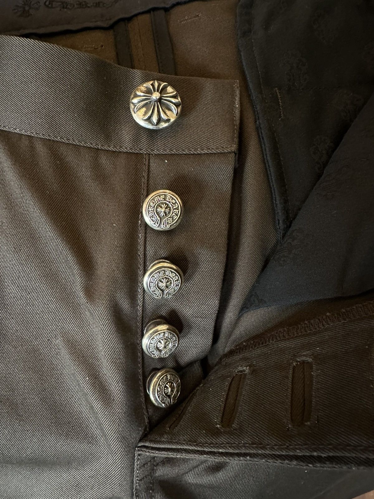Chrome Hearts Chrome Hearts Brown Chinos Size US 34 / EU 50 - 6 Thumbnail