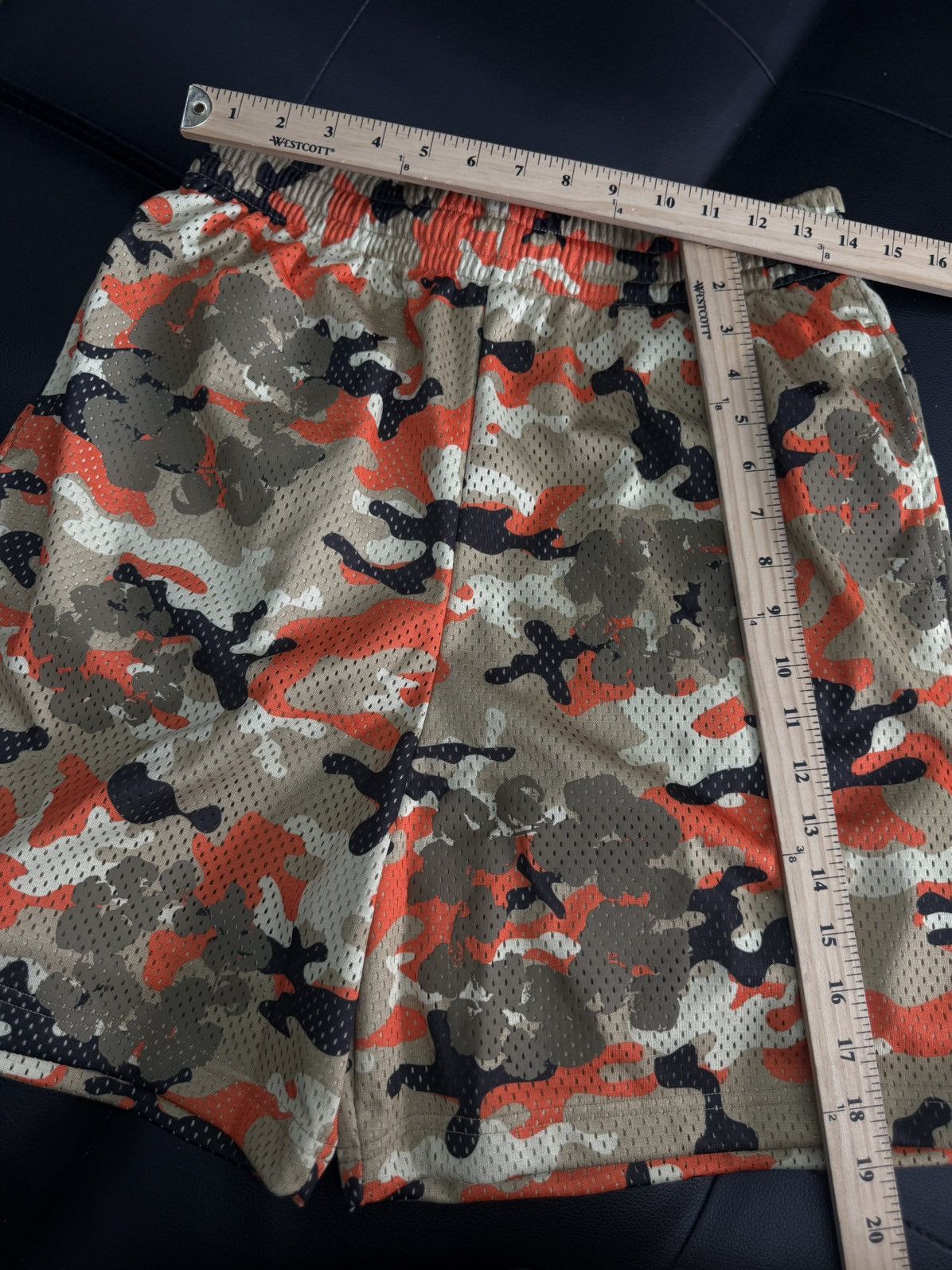 DENIM TEARS Denim Tears Mesh Summer Shorts Tan/Orange Size Small (NEW) Size US 29 - 11 Thumbnail