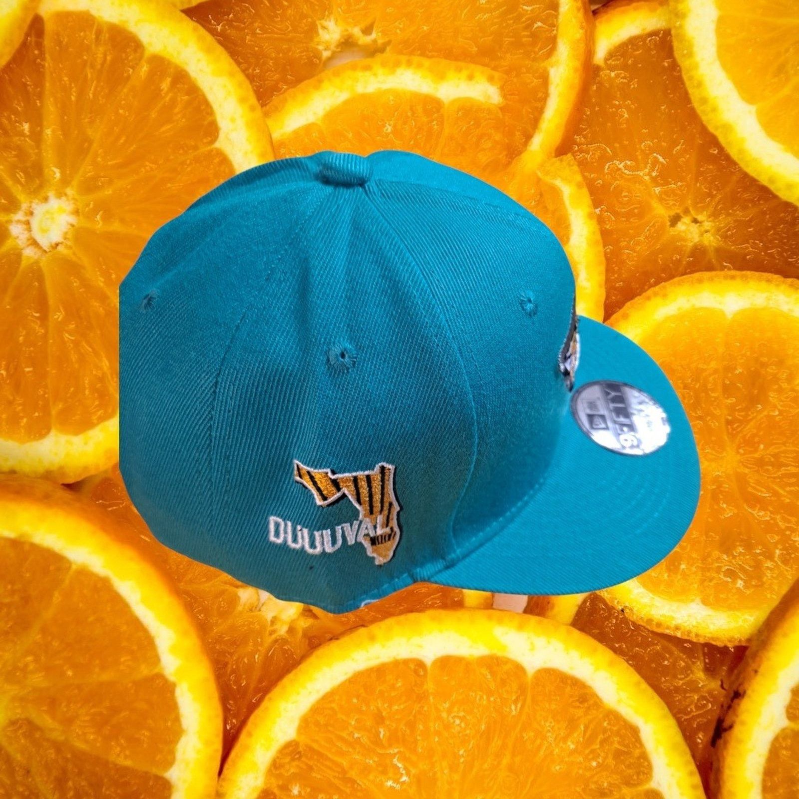 New Era Jacksonville Jaguars NFL New Era Teal Blue Snapback Hat Cap Size ONE SIZE - 5 Thumbnail