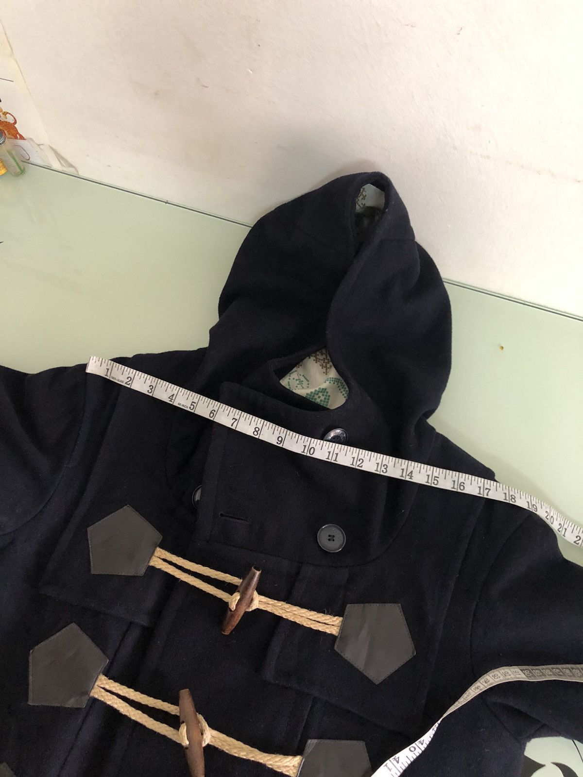 Issey Miyake Ne-net by Issey Miyake Wool Duffle Coat Hoodie Size US M / EU 48-50 / 2 - 19 Thumbnail
