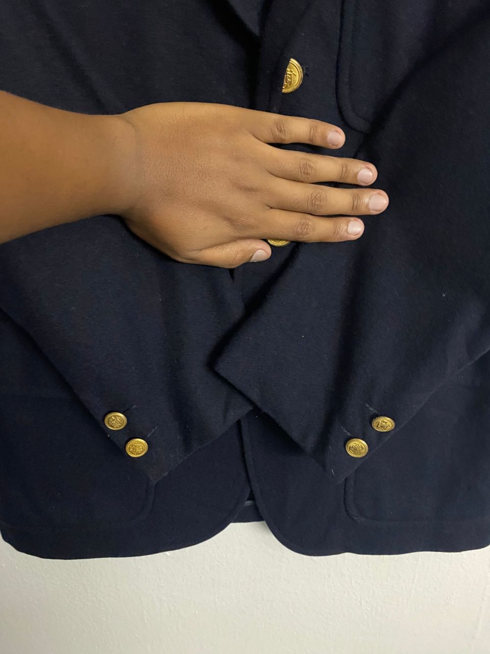 J. Press Vintage j.Press Wool Gold Button Coat Blazer Size 38R - 5 Thumbnail