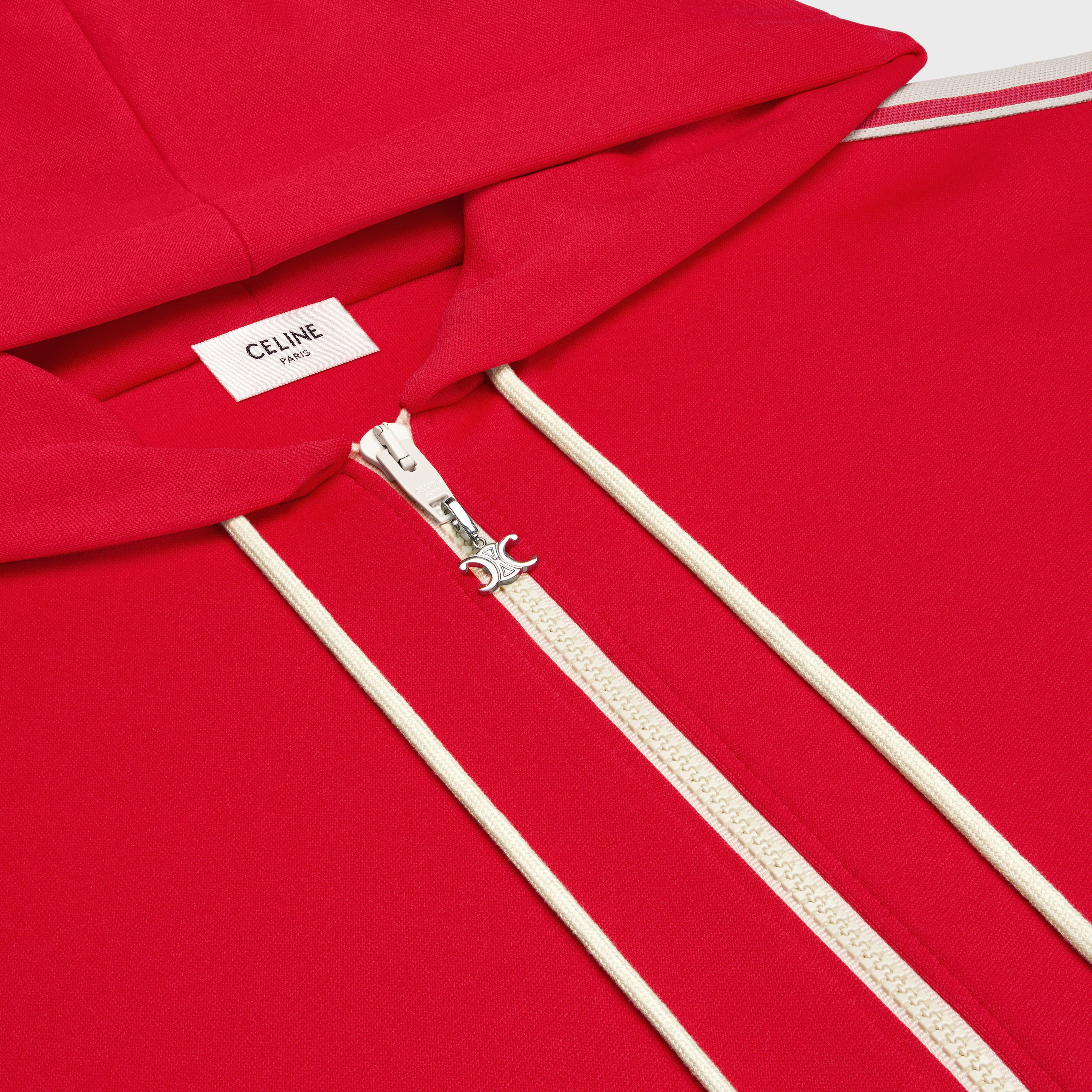 Celine o1bcso1str0925 2Y58B121O Tracksuit Jacket in Red Size US L / EU 52-54 / 3 - 3 Thumbnail