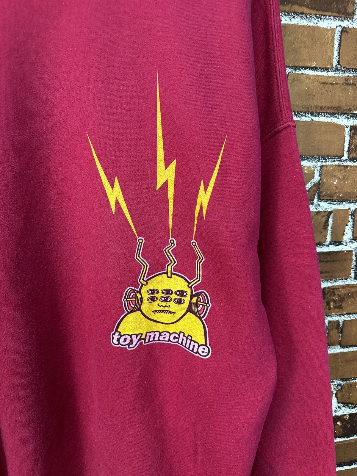 Toy Machine Vintage Skate Toy Machine Crewneck Sweatshirt Z359 Size US XL / EU 56 / 4 - 5 Thumbnail