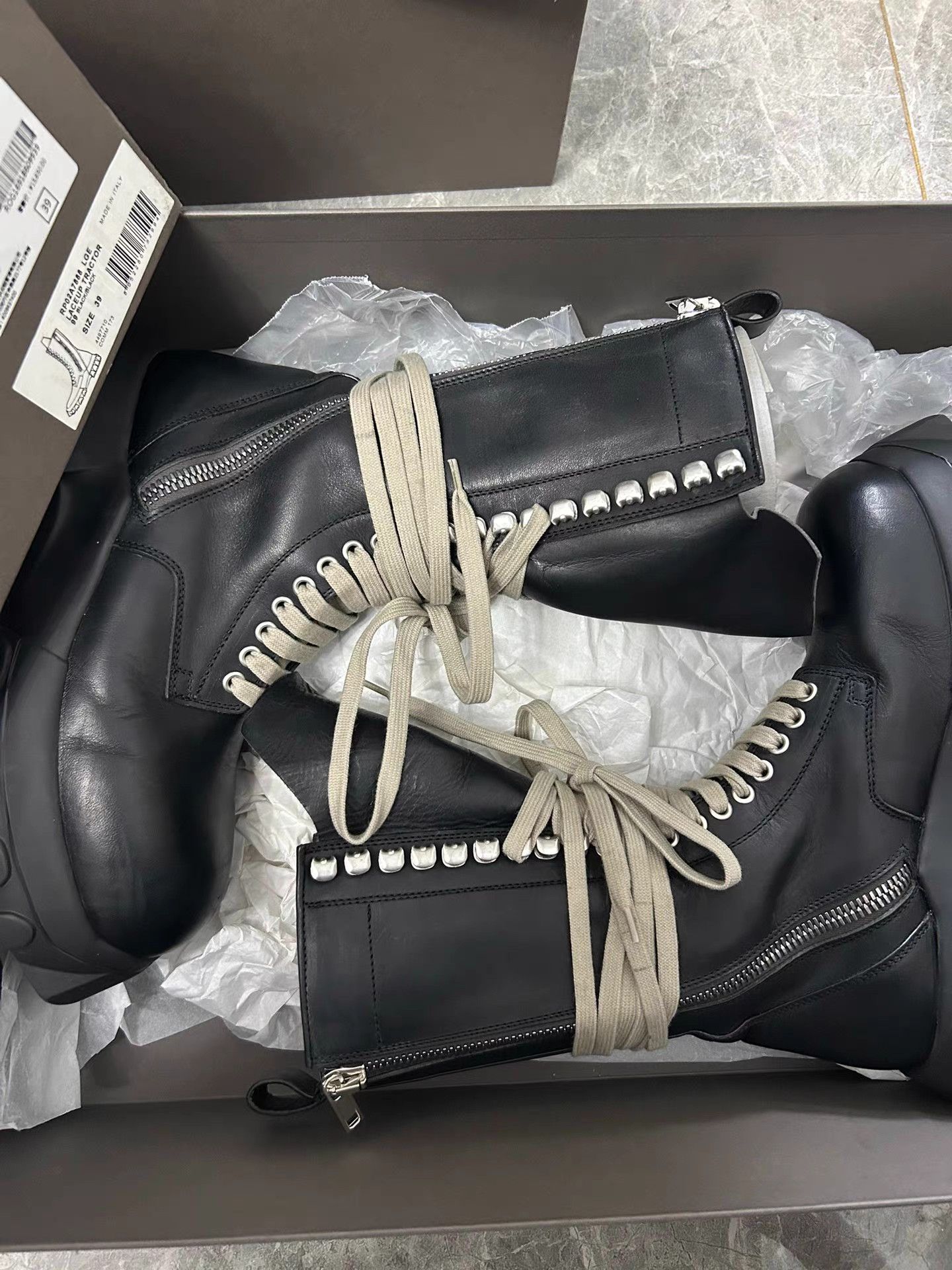 Rick Owens Rick Owens Octopus Strap Combat Boots Size US 9 / IT 39 - 6 Thumbnail