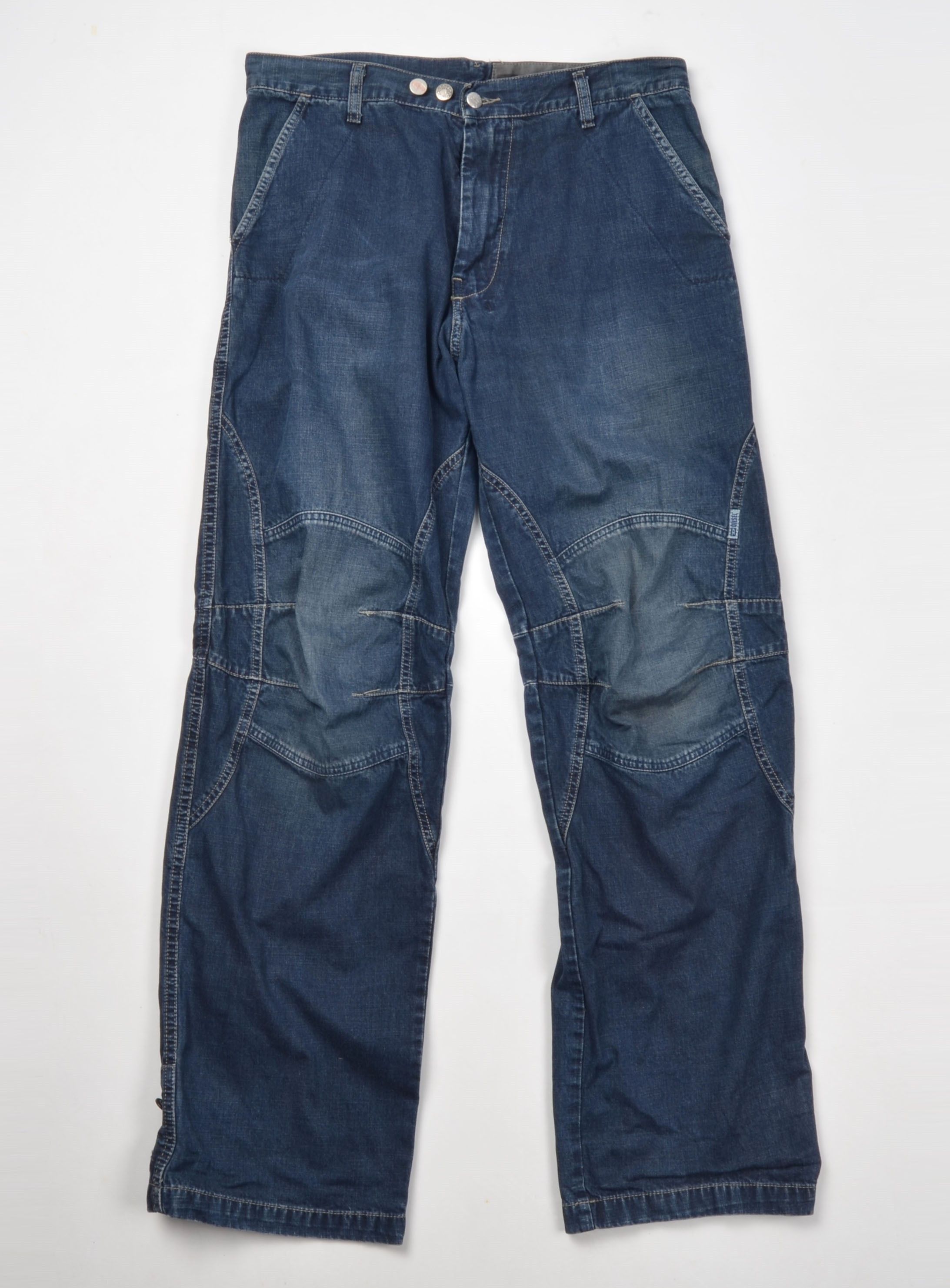 Diesel Diesel The Luxury of Durt Baggy Faded Blue Denim Jeans Y2K Size US 33 - 1 Thumbnail