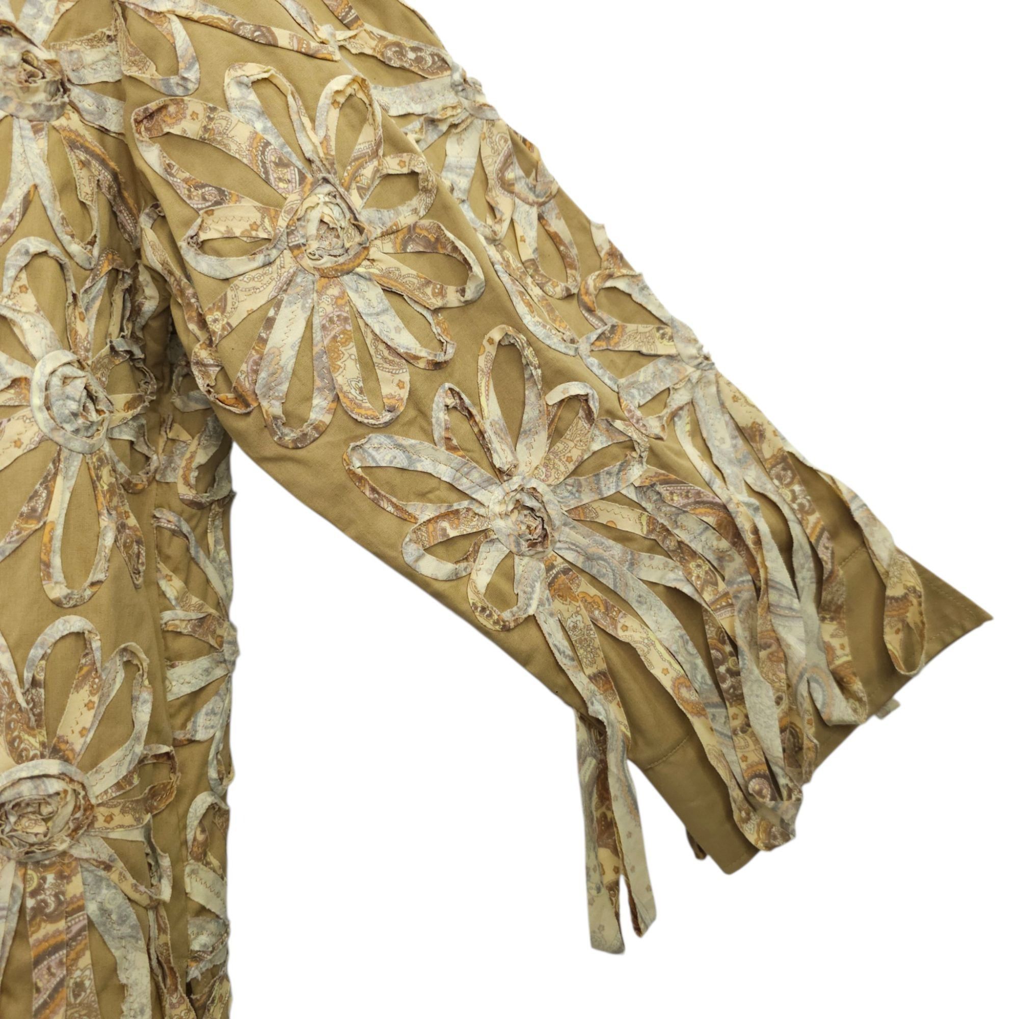 Other Pong Poco Shirt XL 3D Floral Appliqué Fabric Ribbons Bohemia Size XL / US 12-14 / IT 48-50 - 17 Thumbnail