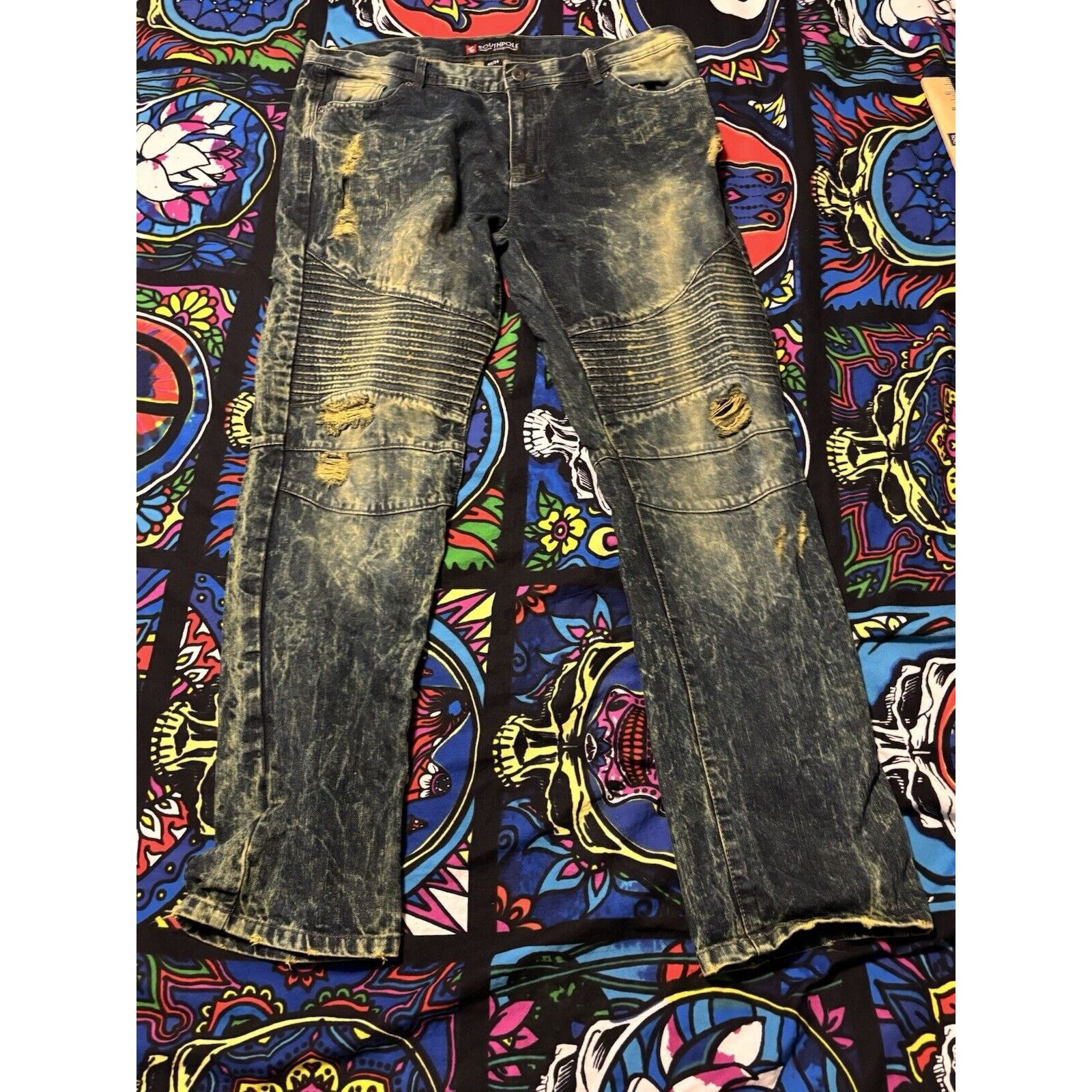 Other Vintage south pole y2k hip hop pants 40 x 34 skater 2000s Size US 40 / EU 56 - 2 Thumbnail