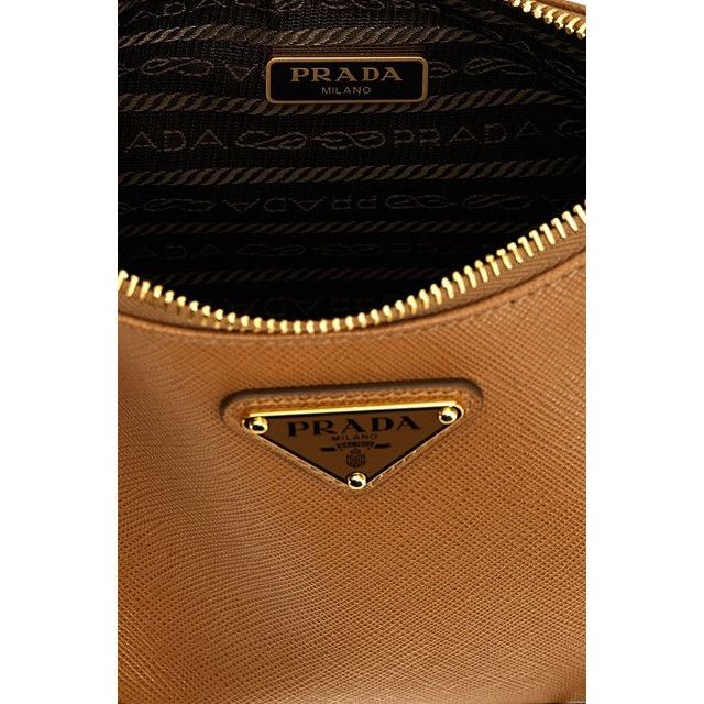 Prada PRADA Re-Edition 2005 $2700 Caramel Saffiano Leather Shoulde Size ONE SIZE - 4 Thumbnail