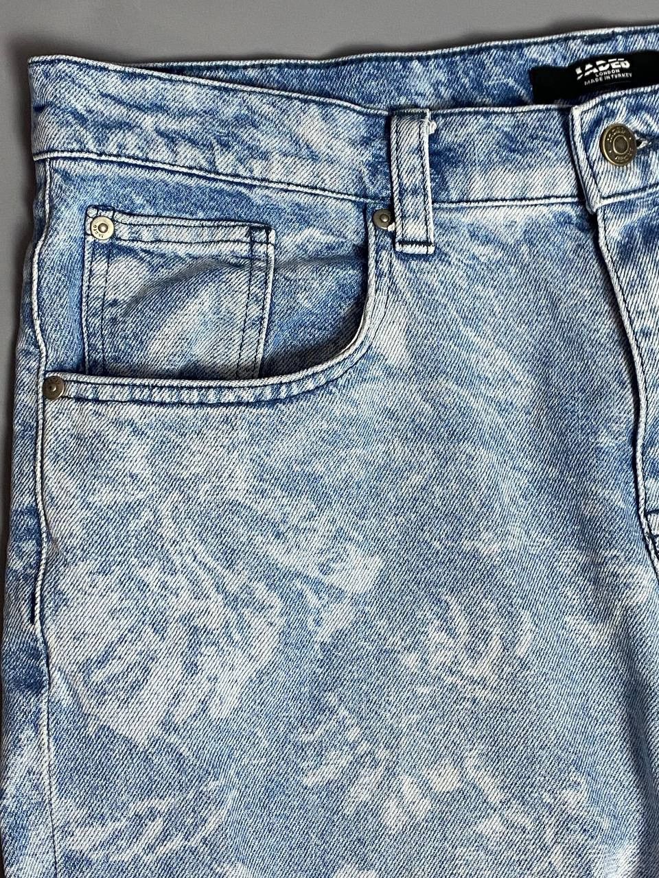 Jaded London Jaded London Mens Floral Jeans W34 Skate Fit Blue Wide Leg Size 34" / US 12 / IT 48 - 14 Thumbnail