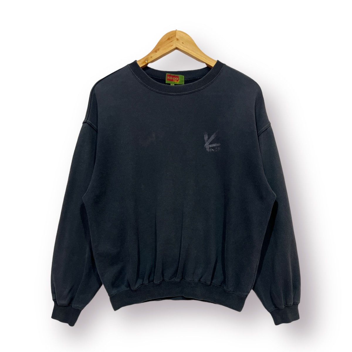 Kenzo 🔥 KENZO GOLF EMBROIDED BAGGY STYLE SUNFADED SWEATSHIRT Size US M / EU 48-50 / 2 - 2 Thumbnail