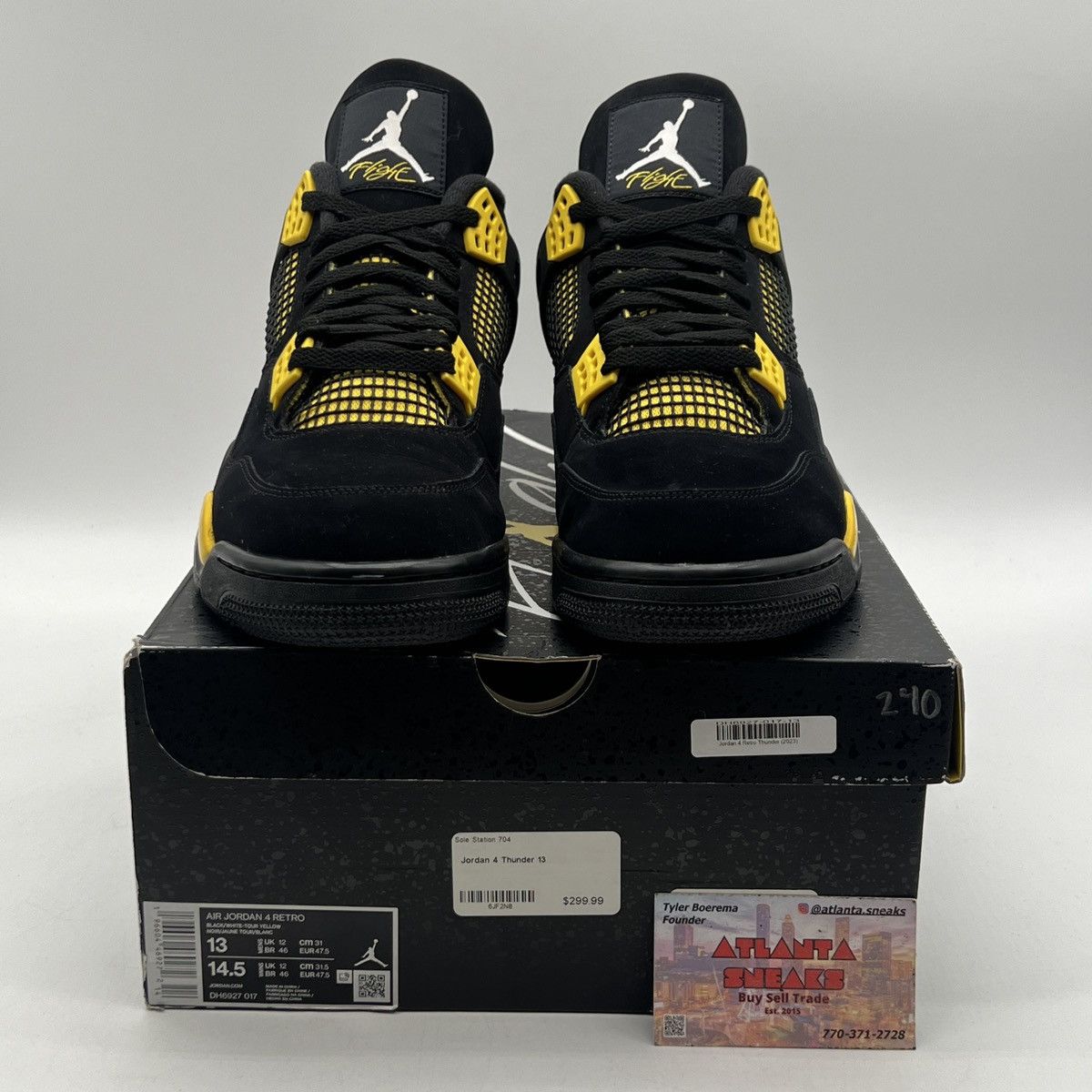 Jordan Brand Air Jordan 4 Thunder Size US 13 / EU 46 - 2 Thumbnail