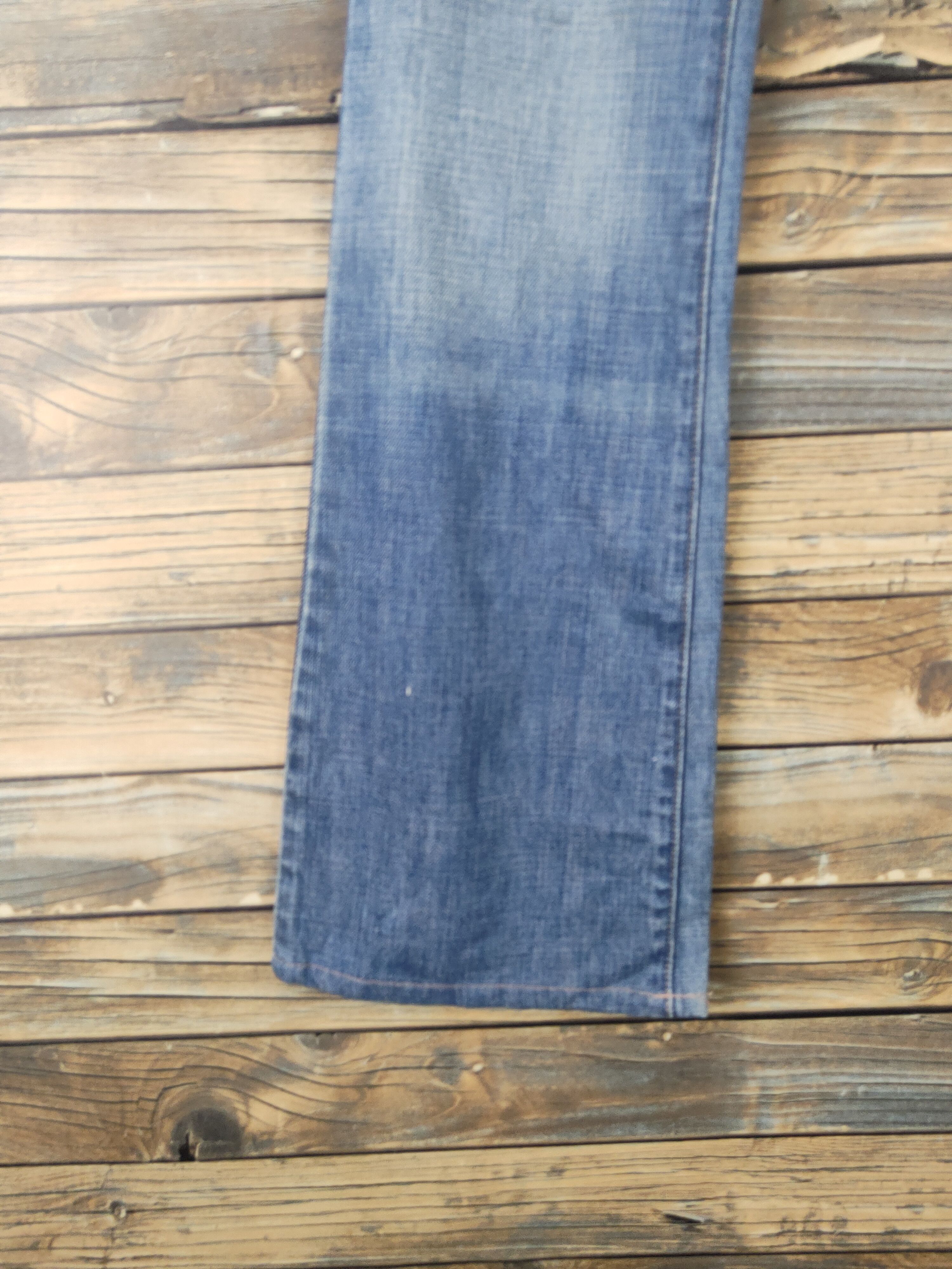 Joe's DL Joe's Blue Distressed Ripped Jeans #46-010 Size 24" / US 00 / IT 34 - 4 Thumbnail