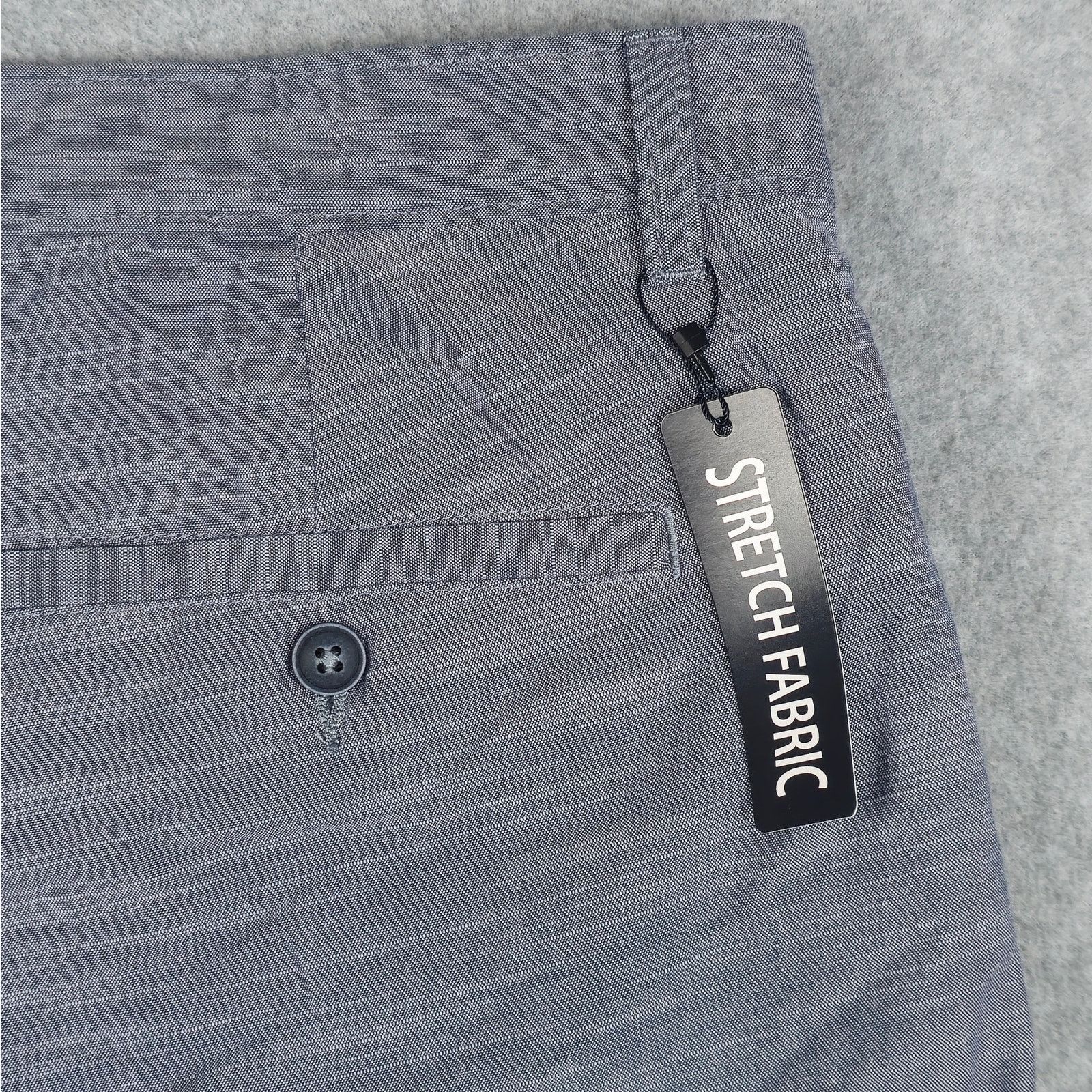 Roundtree & Yorke NWT Roundtree & Yorke 38 Gray Flat Front Chino Style Shorts Size US 38 / EU 54 - 5 Thumbnail