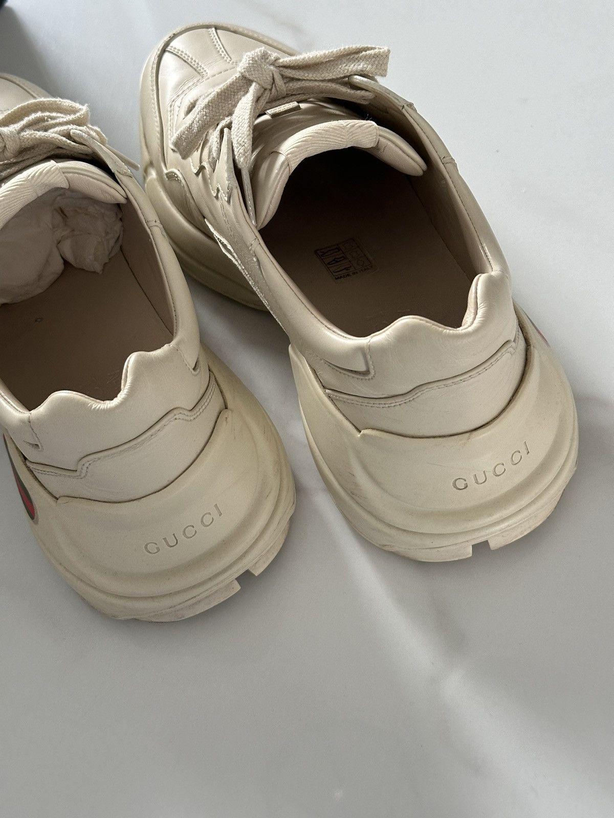 Gucci Gucci Rhyton Sneaker with Logo Size US 6 / EU 39 - 10 Thumbnail